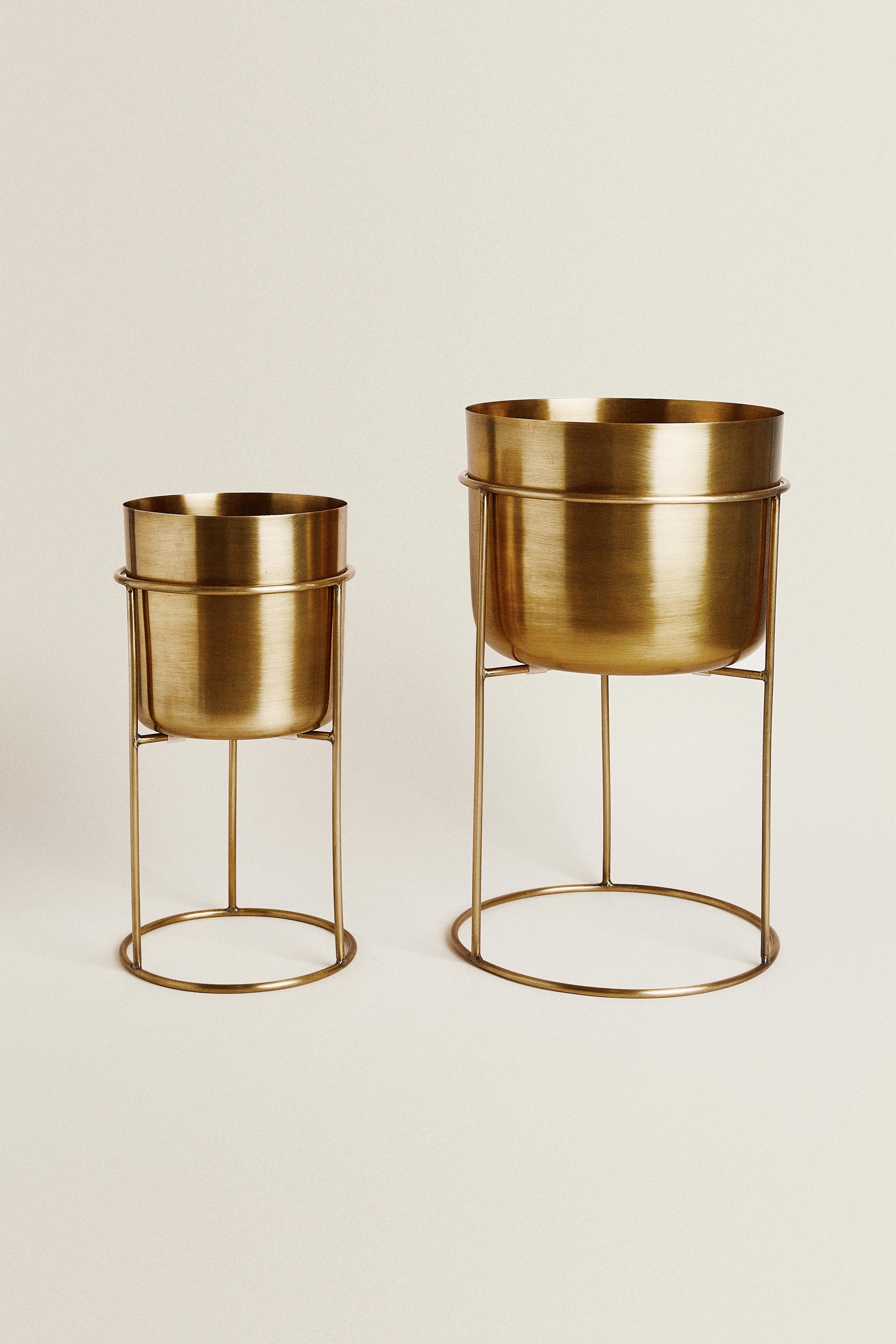 GOLD PLANTER Zara Home