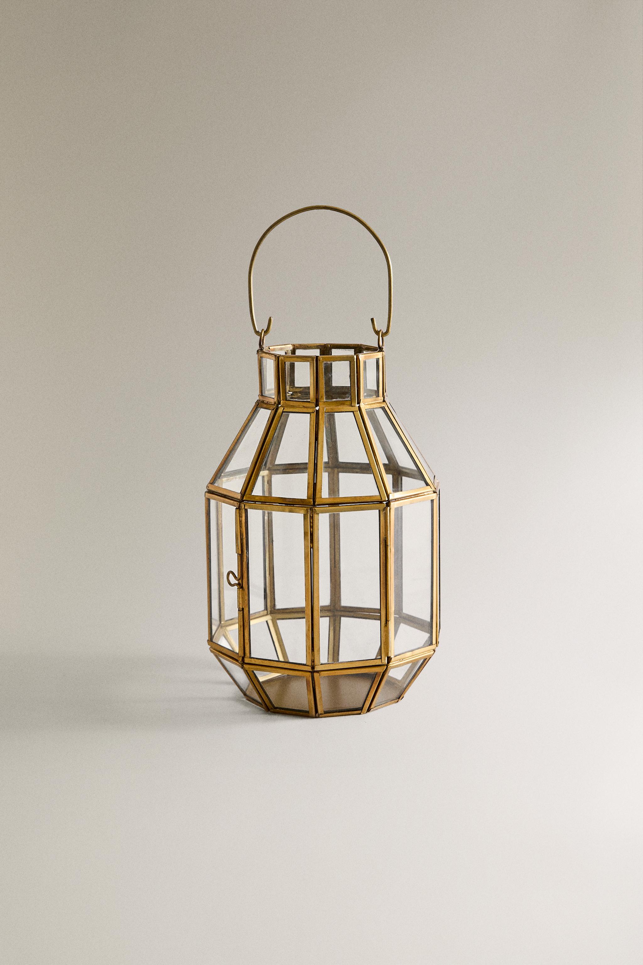 GOLDEN METAL LANTERN Zara Home