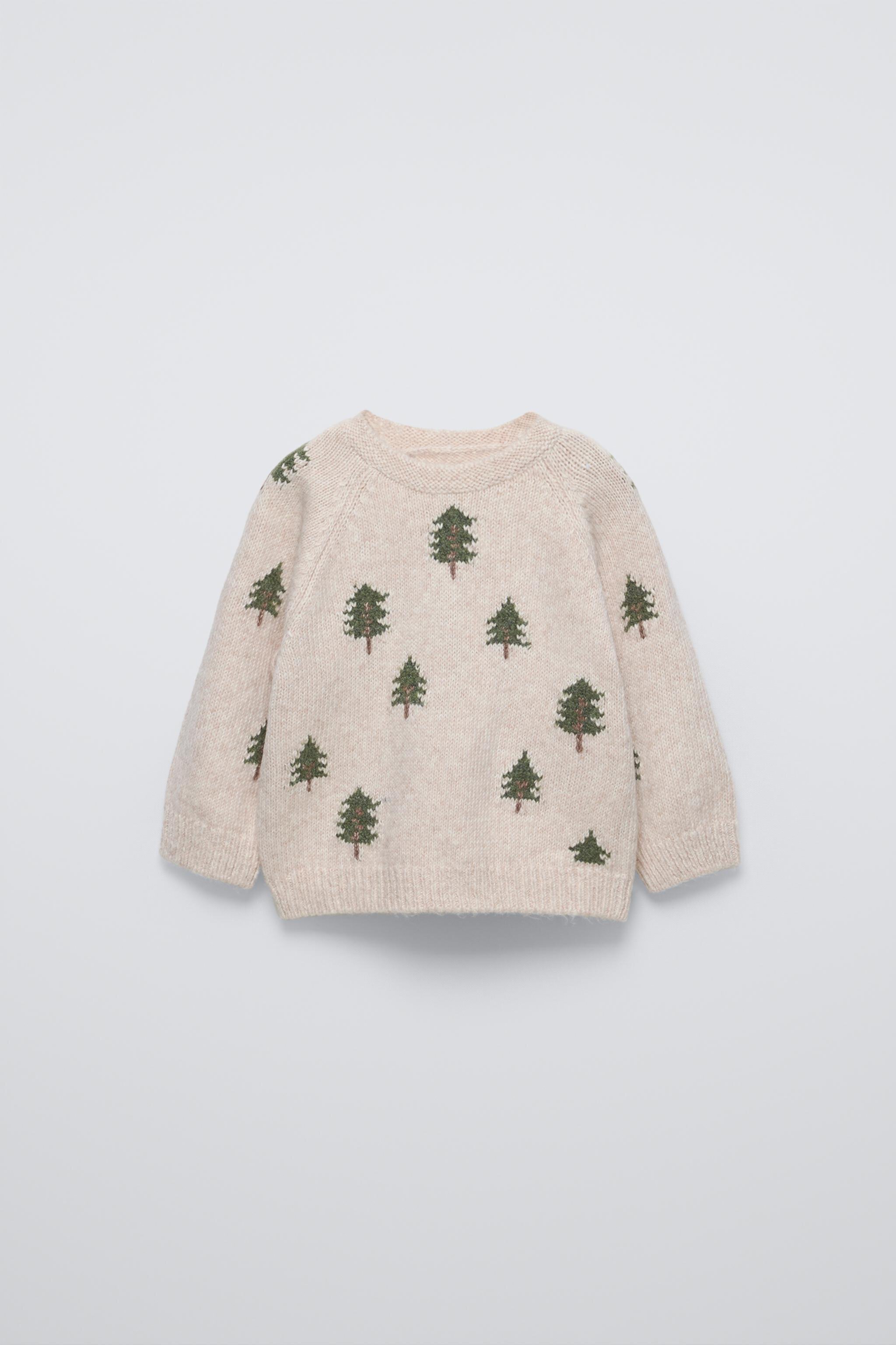 KNIT TREE SWEATER ZARA