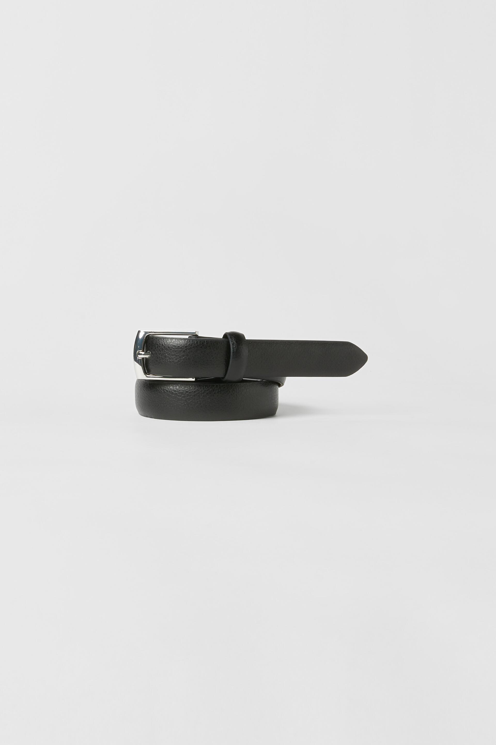 Ремень ZARA LEATHER BUCKLE ZARA