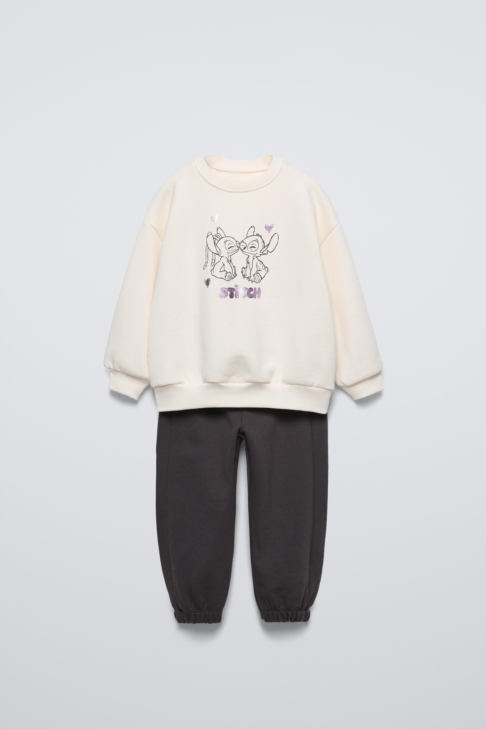 LILO & STITCH © DISNEY SWEATSHIRT AND PANTS MATCHING SET ZARA