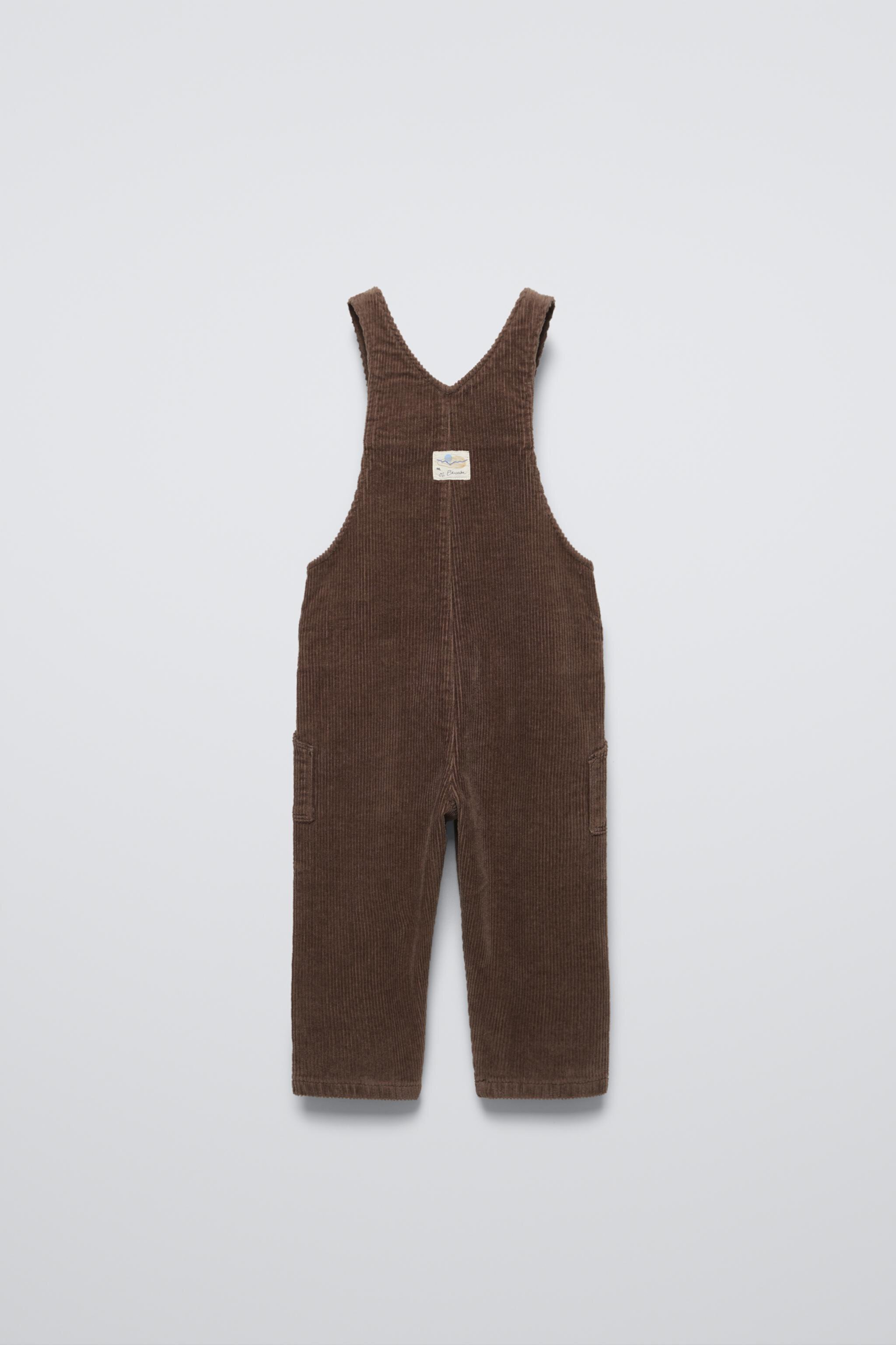 LONG CORDUROY OVERALLS ZARA