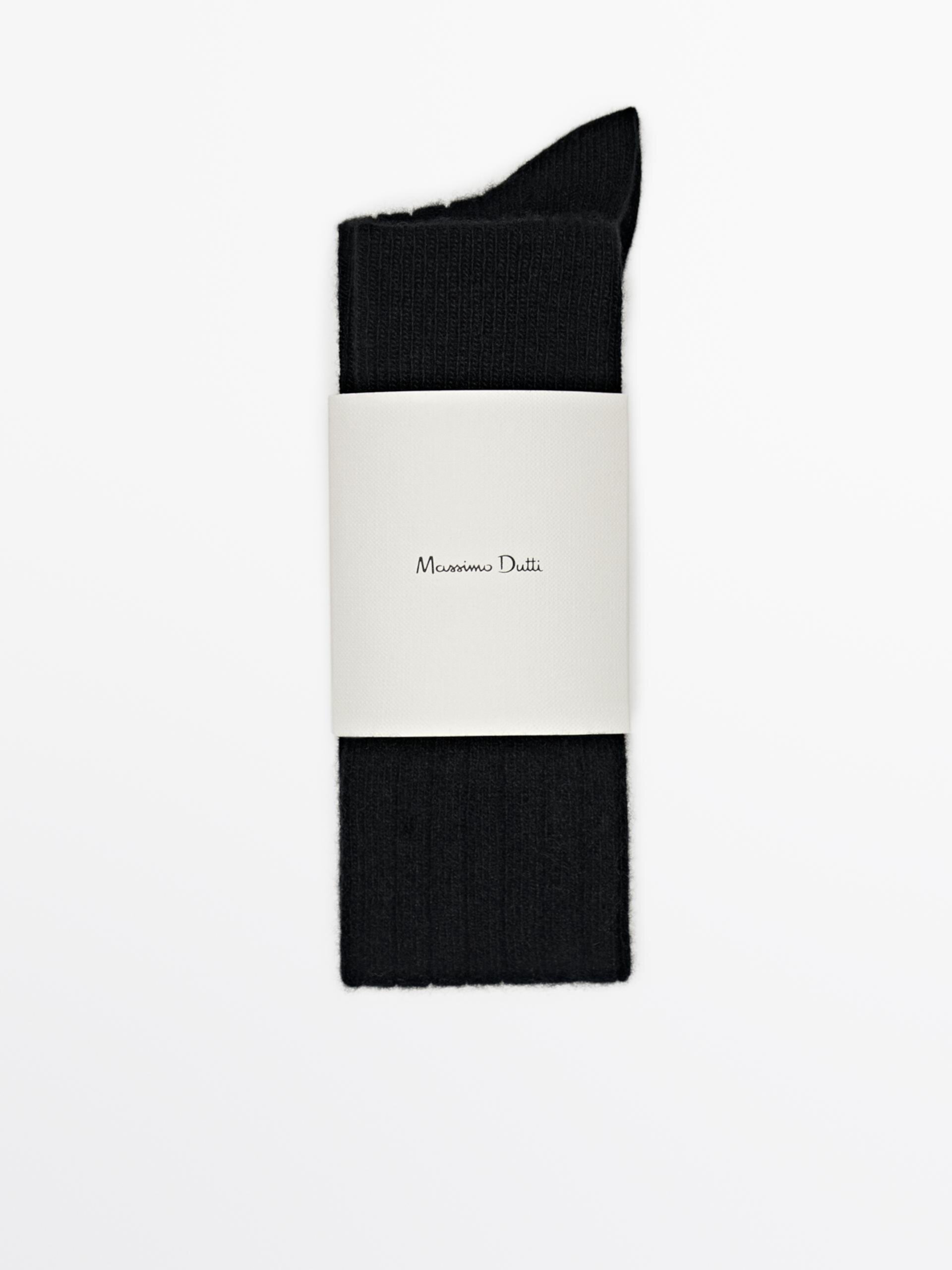 Long socks with wool and cashmere Massimo Dutti