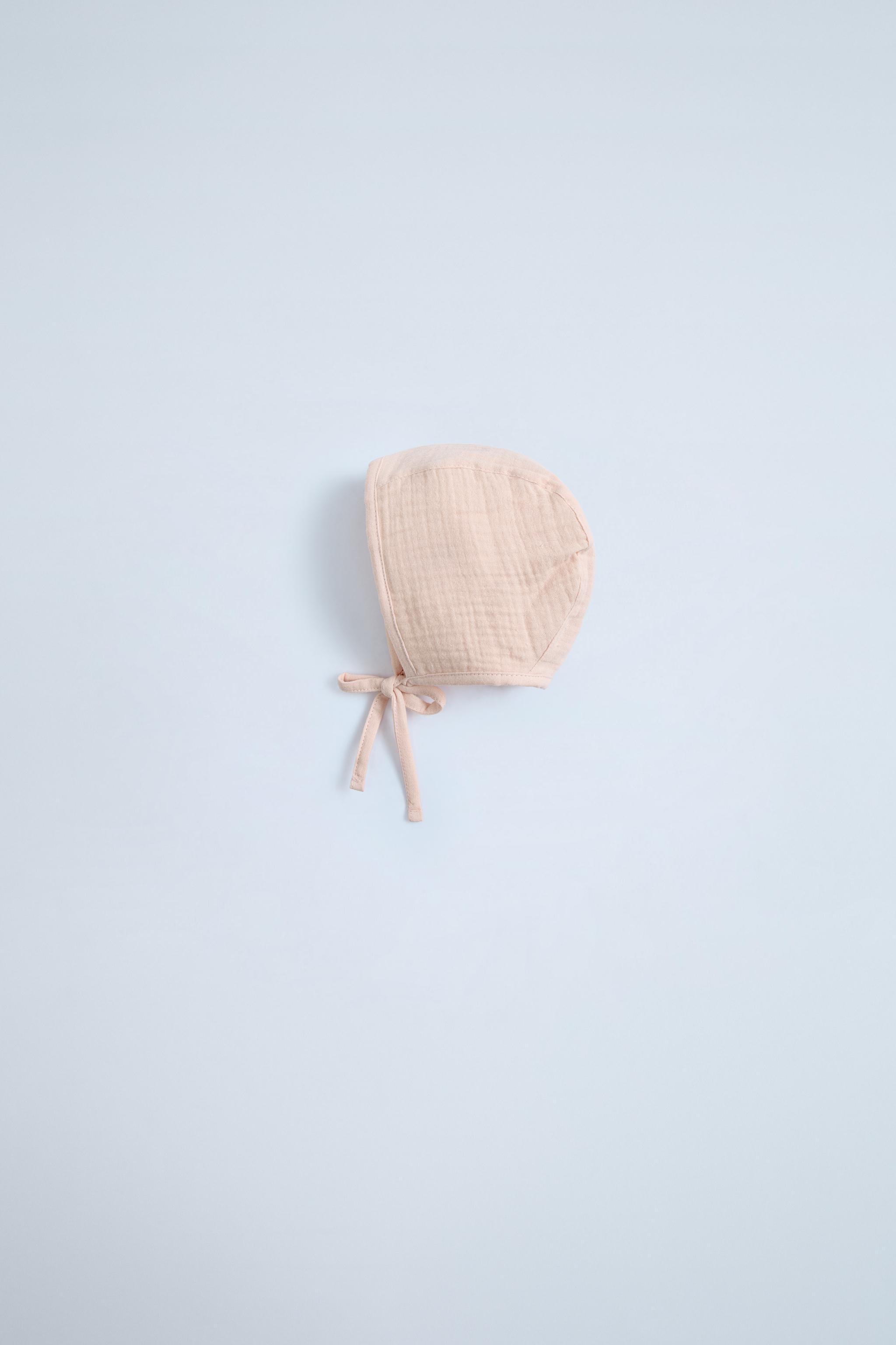 PLAIN MUSLIN BONNET ZARA