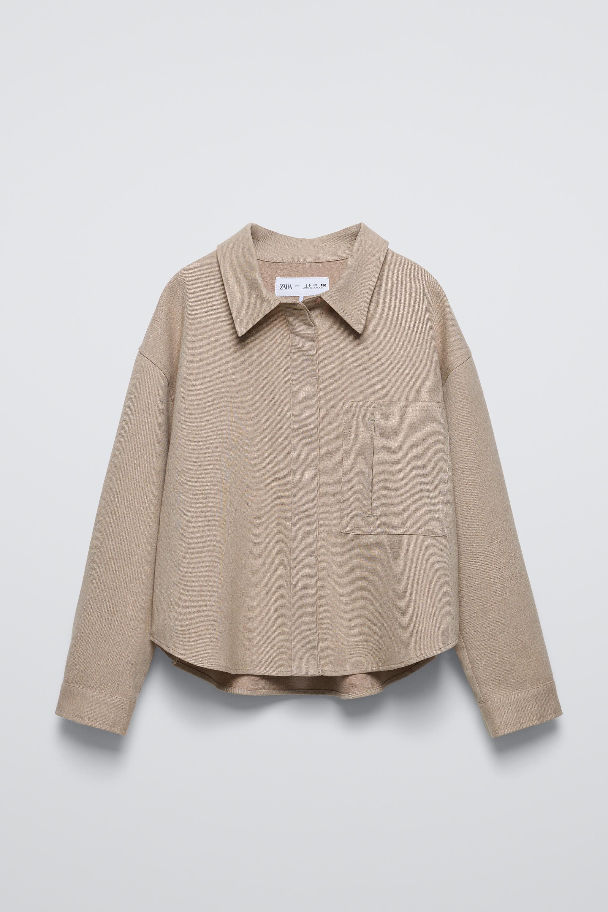  Рубашка ZARA POCKET SHIRT ZARA