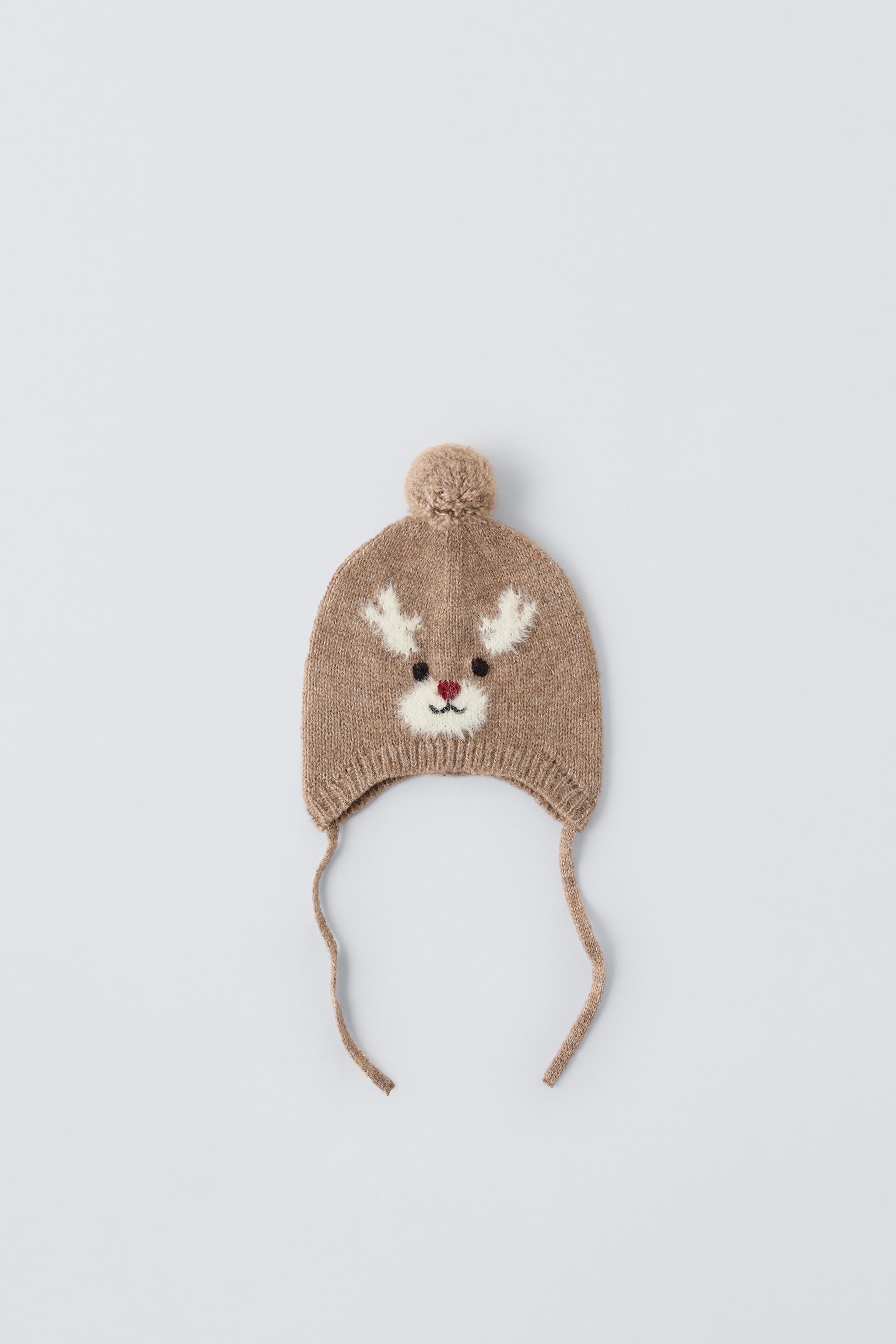 Шапка ушанка ZARA REINDEER KNIT HAT ZARA