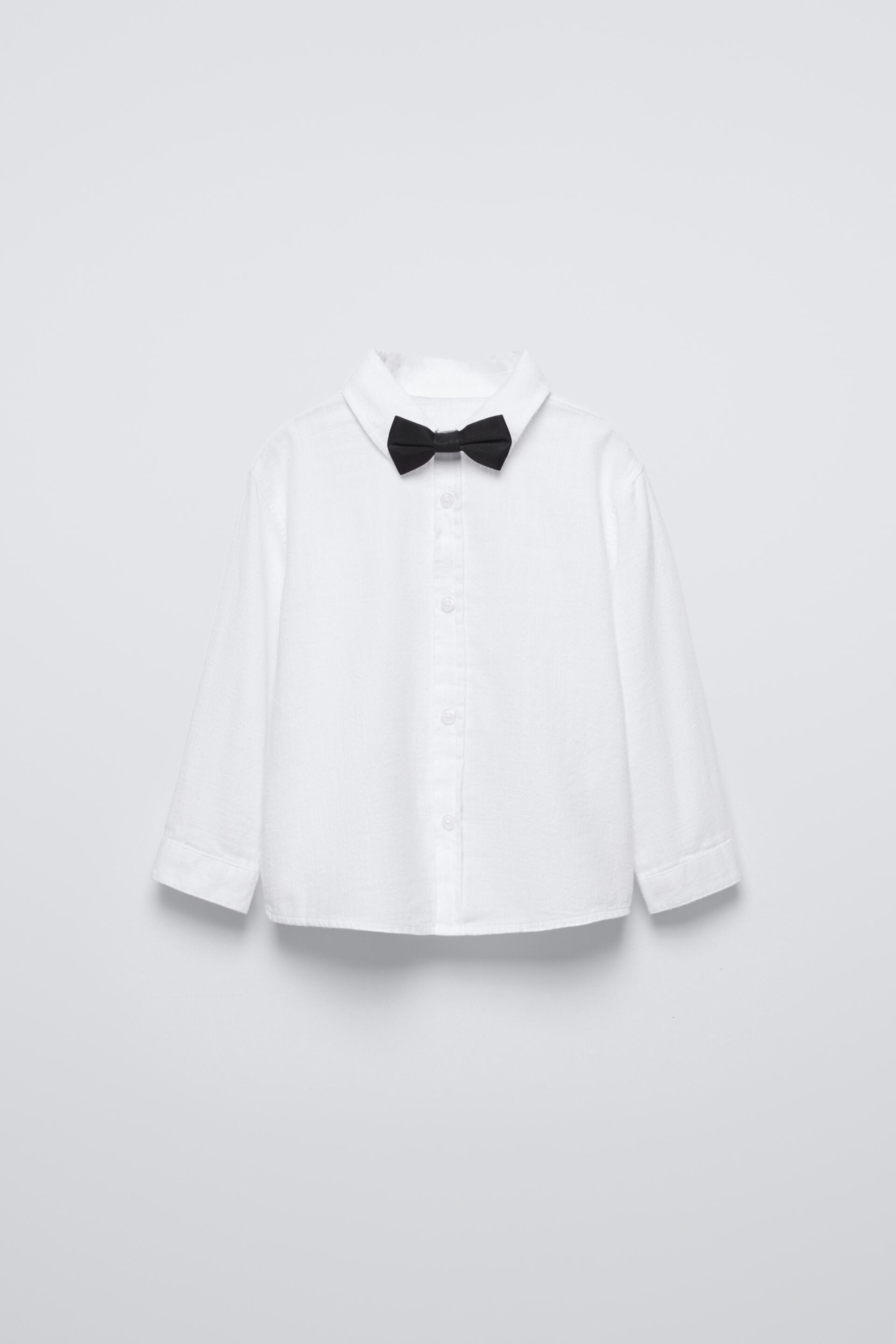 Детская Рубашка ZARA С removable bow tie ZARA