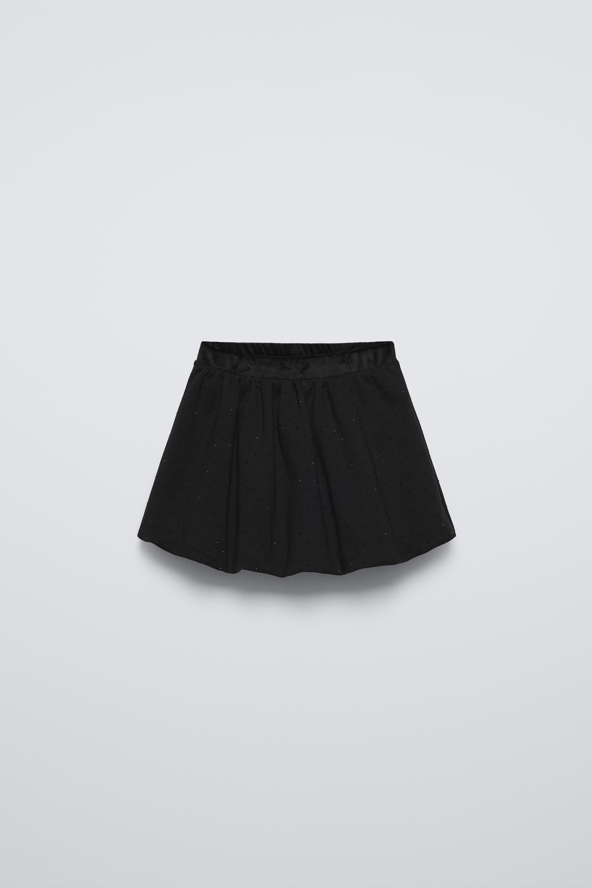 RHINESTONE BALLOON SKIRT ZARA