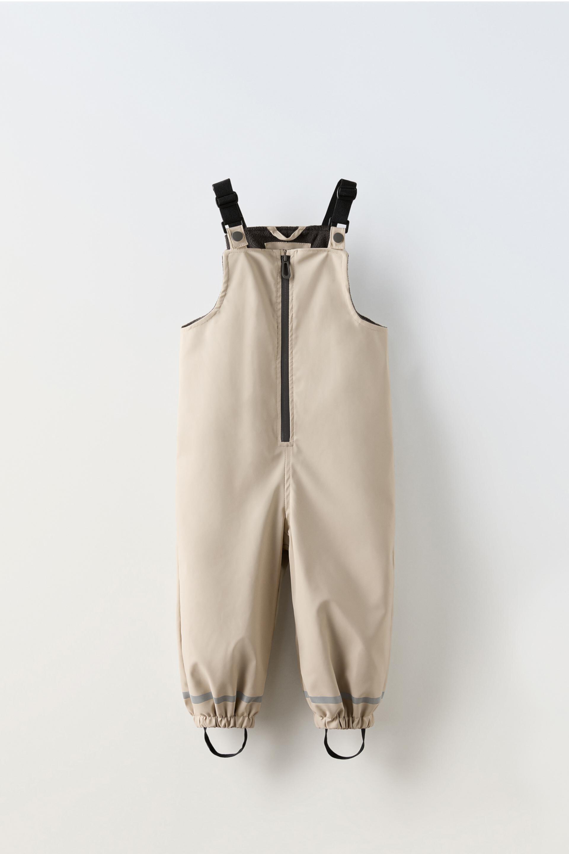 RUBBERIZED ZIP OVERALLS ZARA