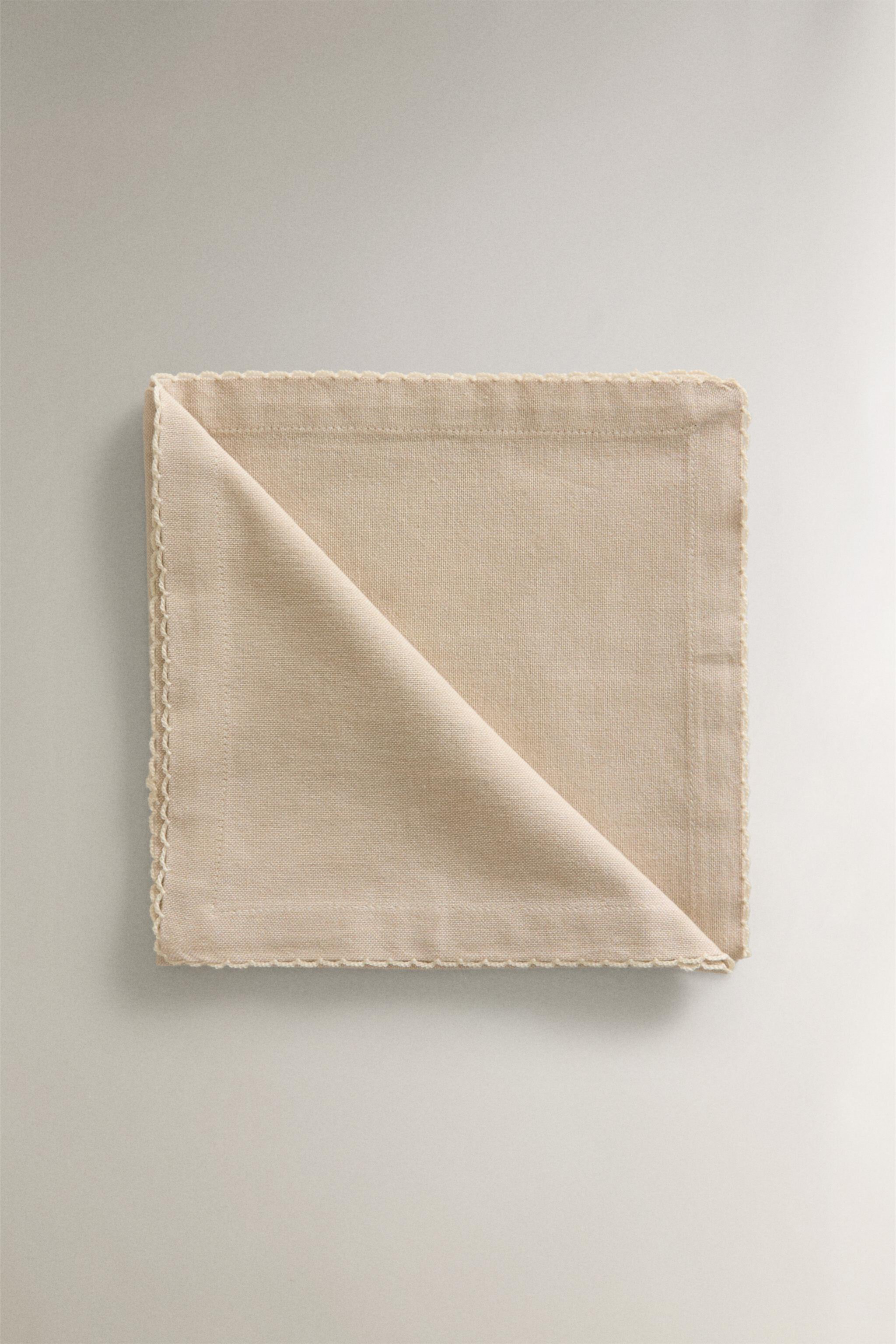 SCALLOPED NAPKINS (PACK OF 2) Zara Home