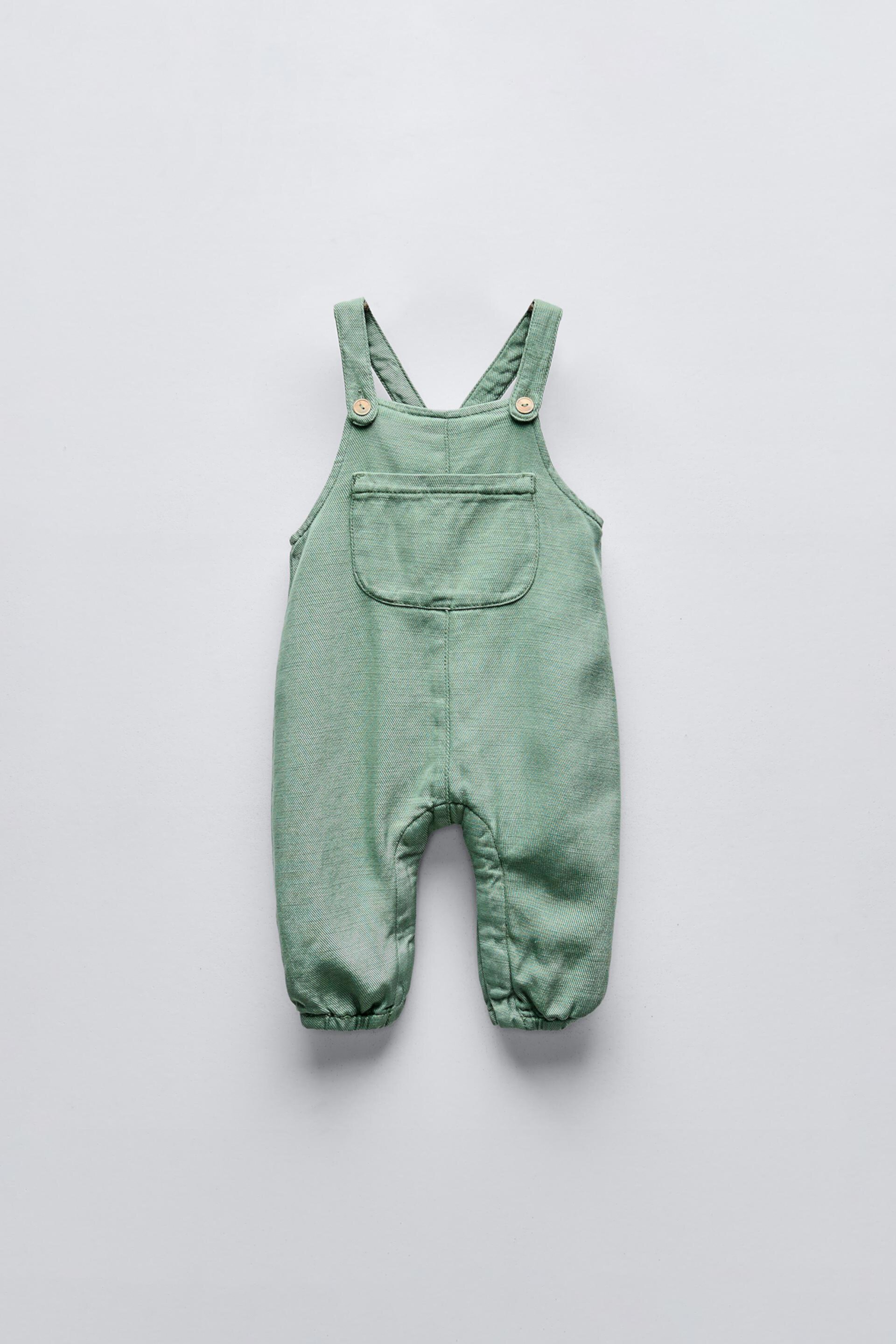 SERGED OVERALLS WITH POCKET ZARA