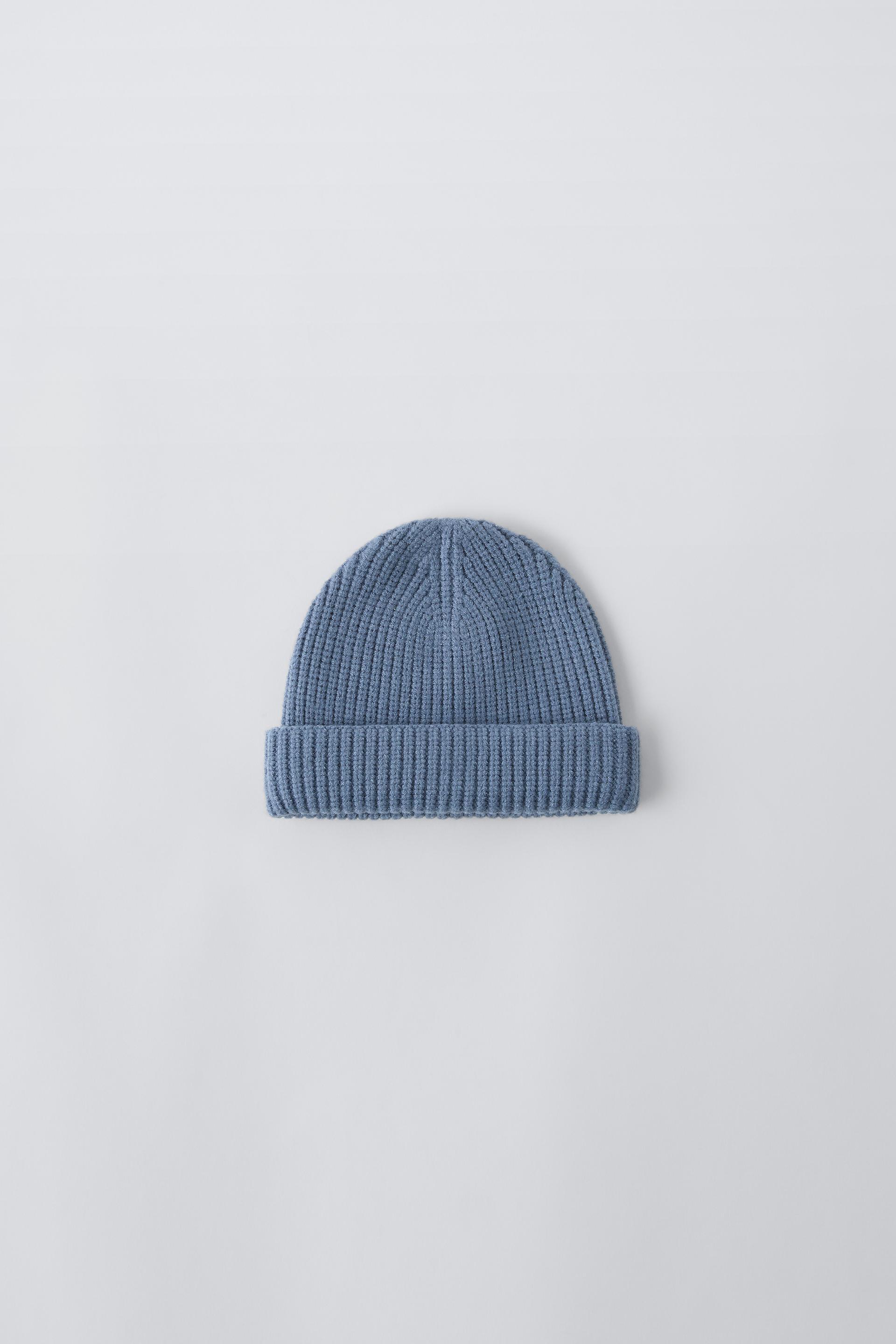 SHORT KNIT HAT ZARA