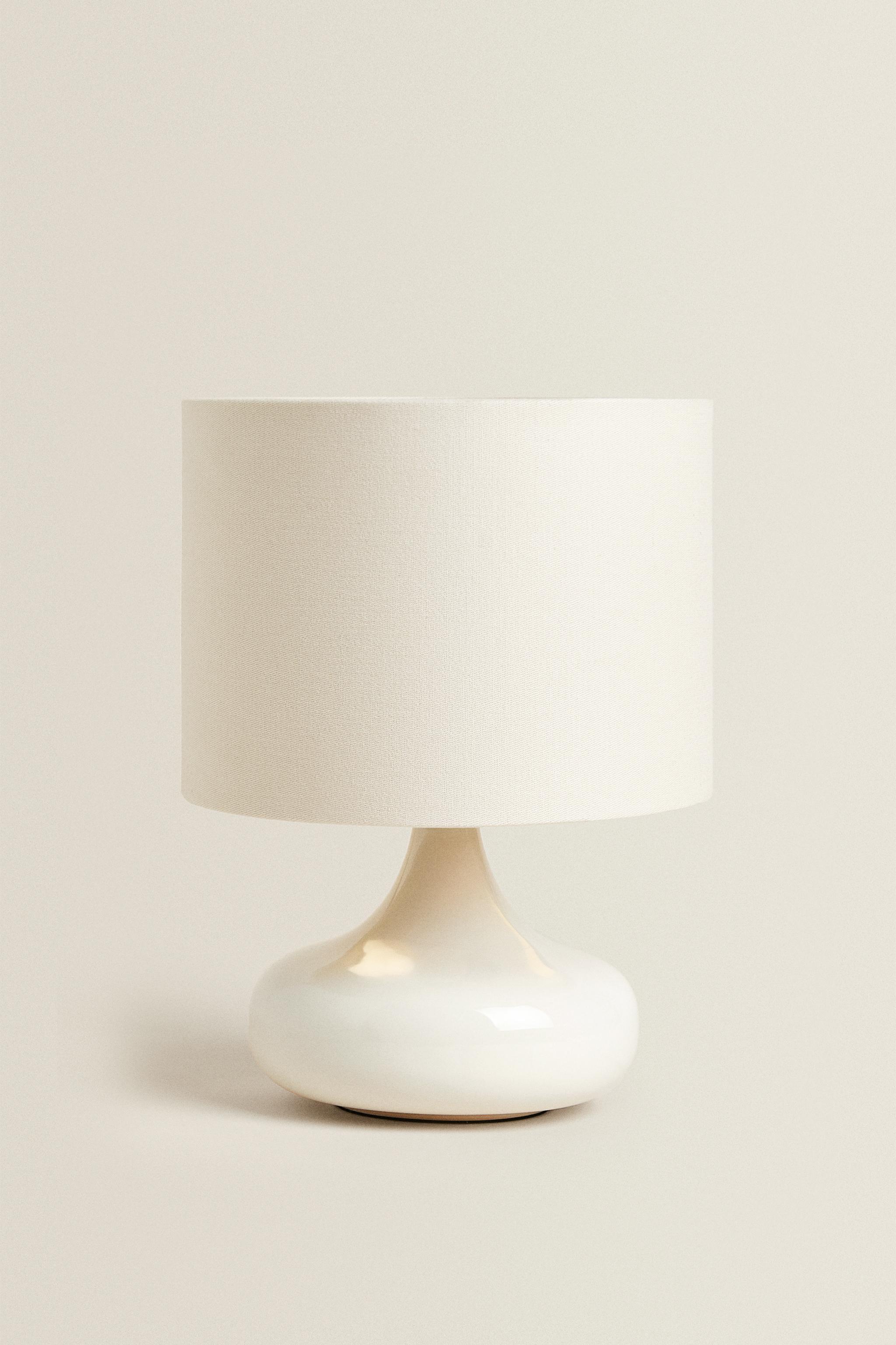 SMALL CERAMIC BASE TABLE LAMP Zara Home