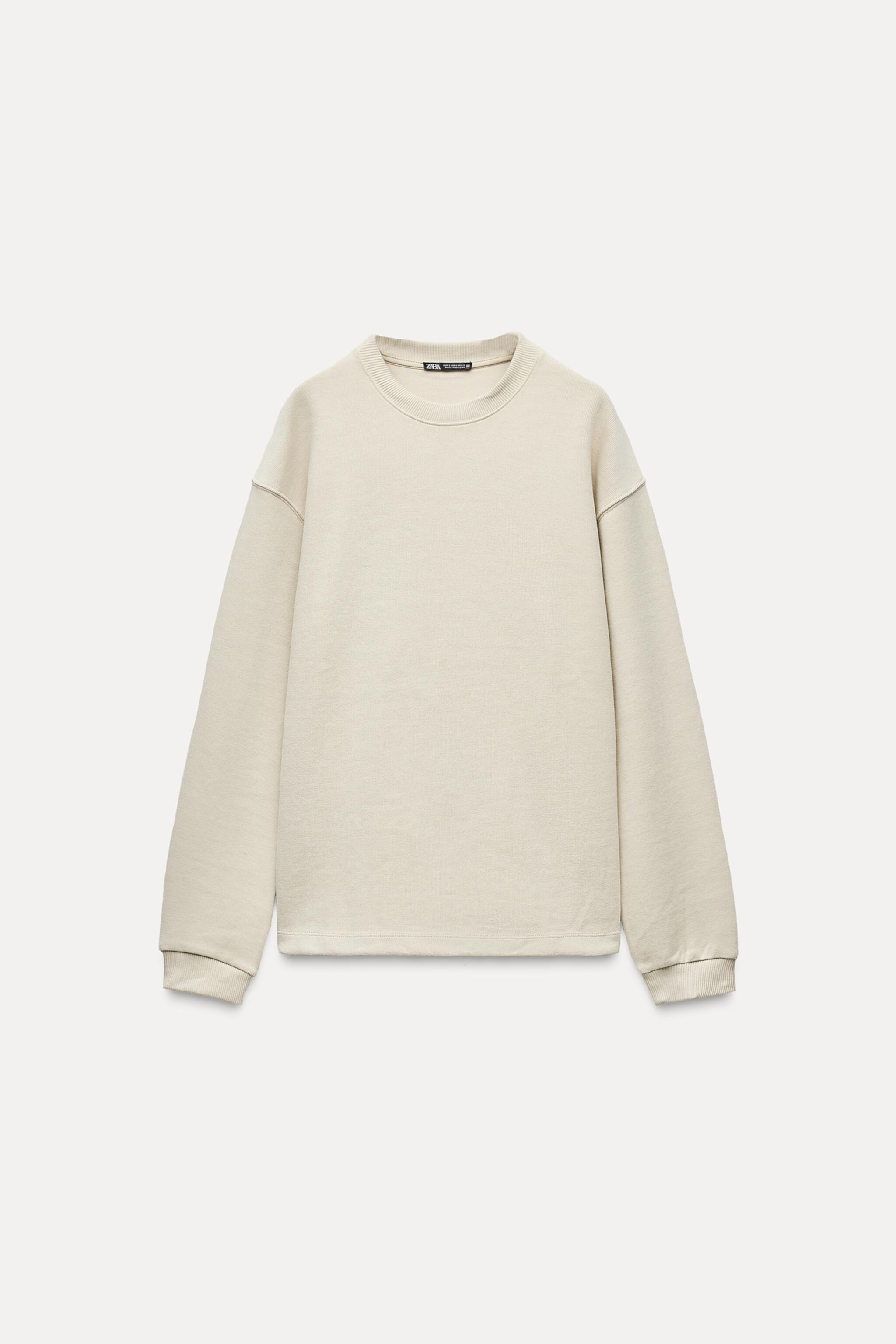 Женская Повседневная рубашка ZARA SOFT SWEATSHIRT ZARA