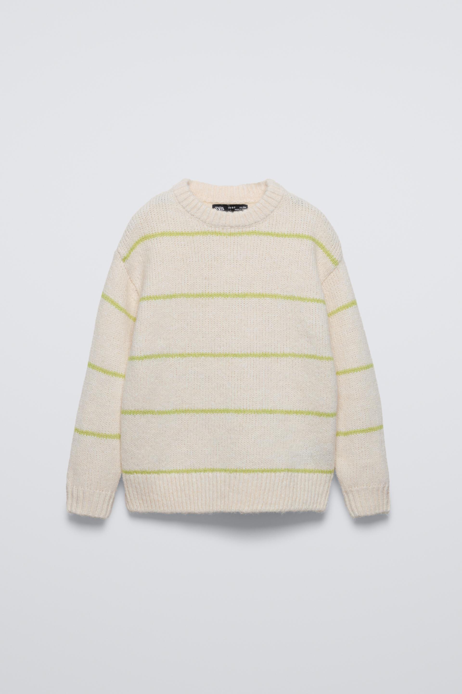 THIN STRIPE KNIT SWEATER ZARA