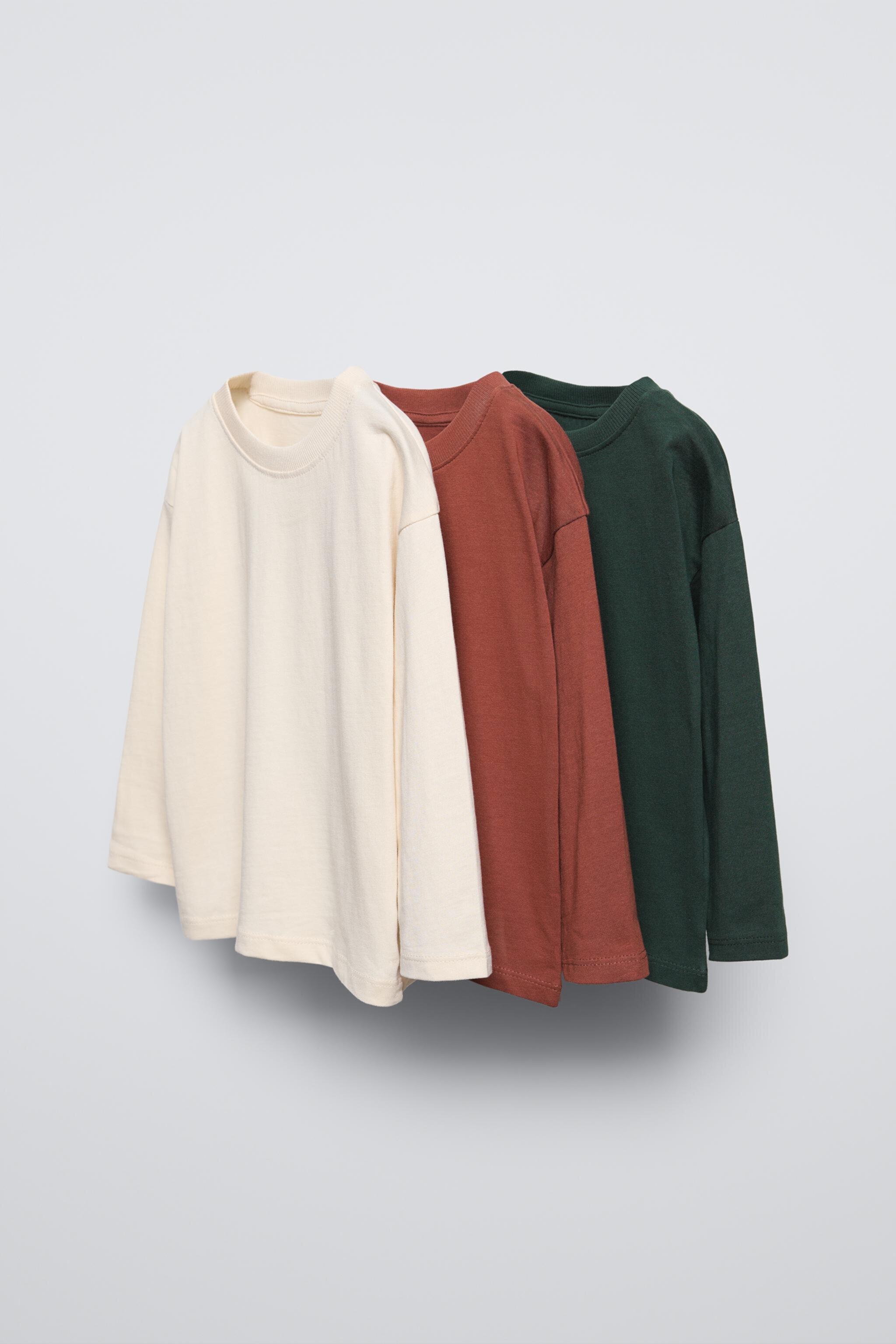 THREE-PACK OF PLAIN T-SHIRTS ZARA