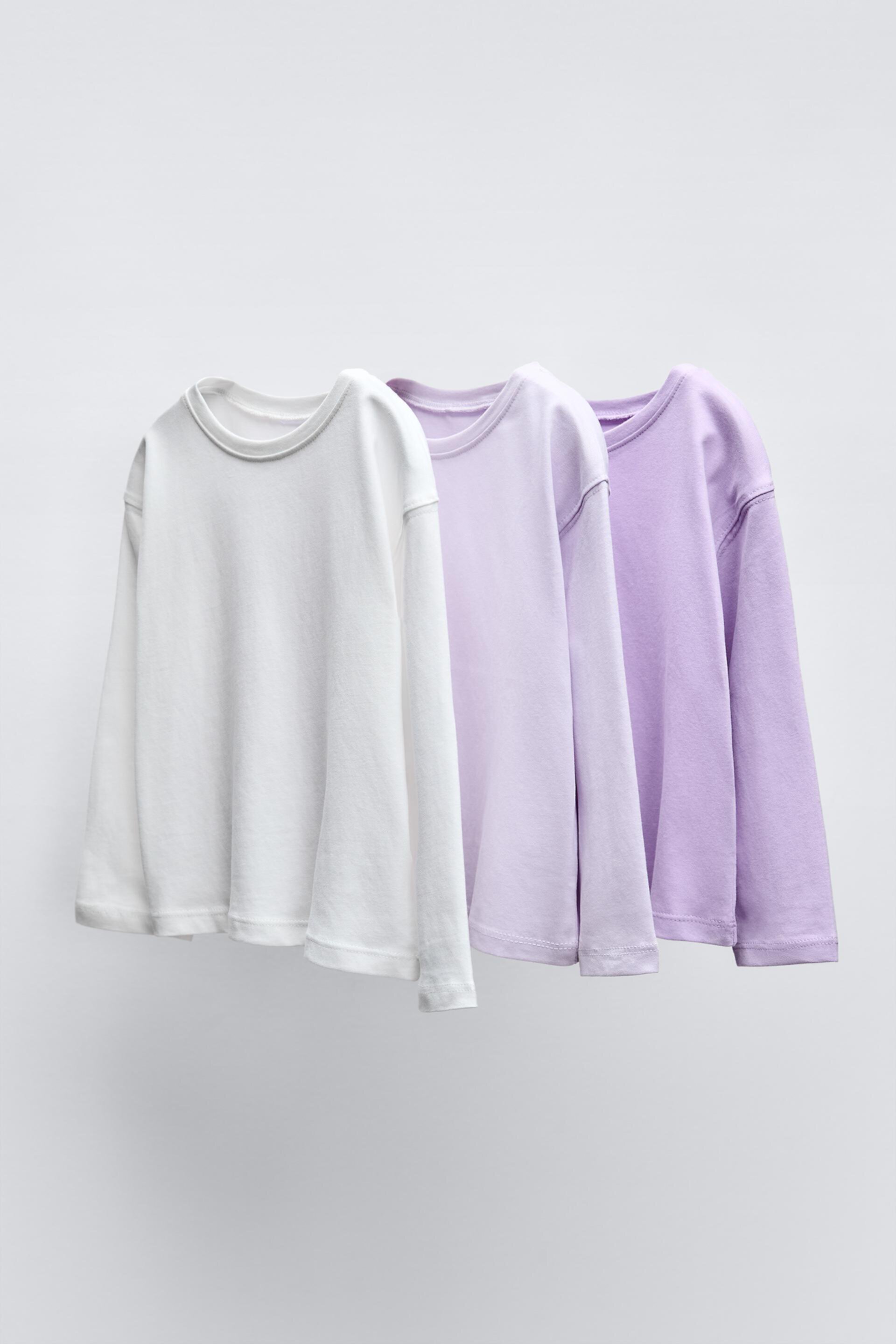 THREE-PACK OF PLAIN T-SHIRTS ZARA