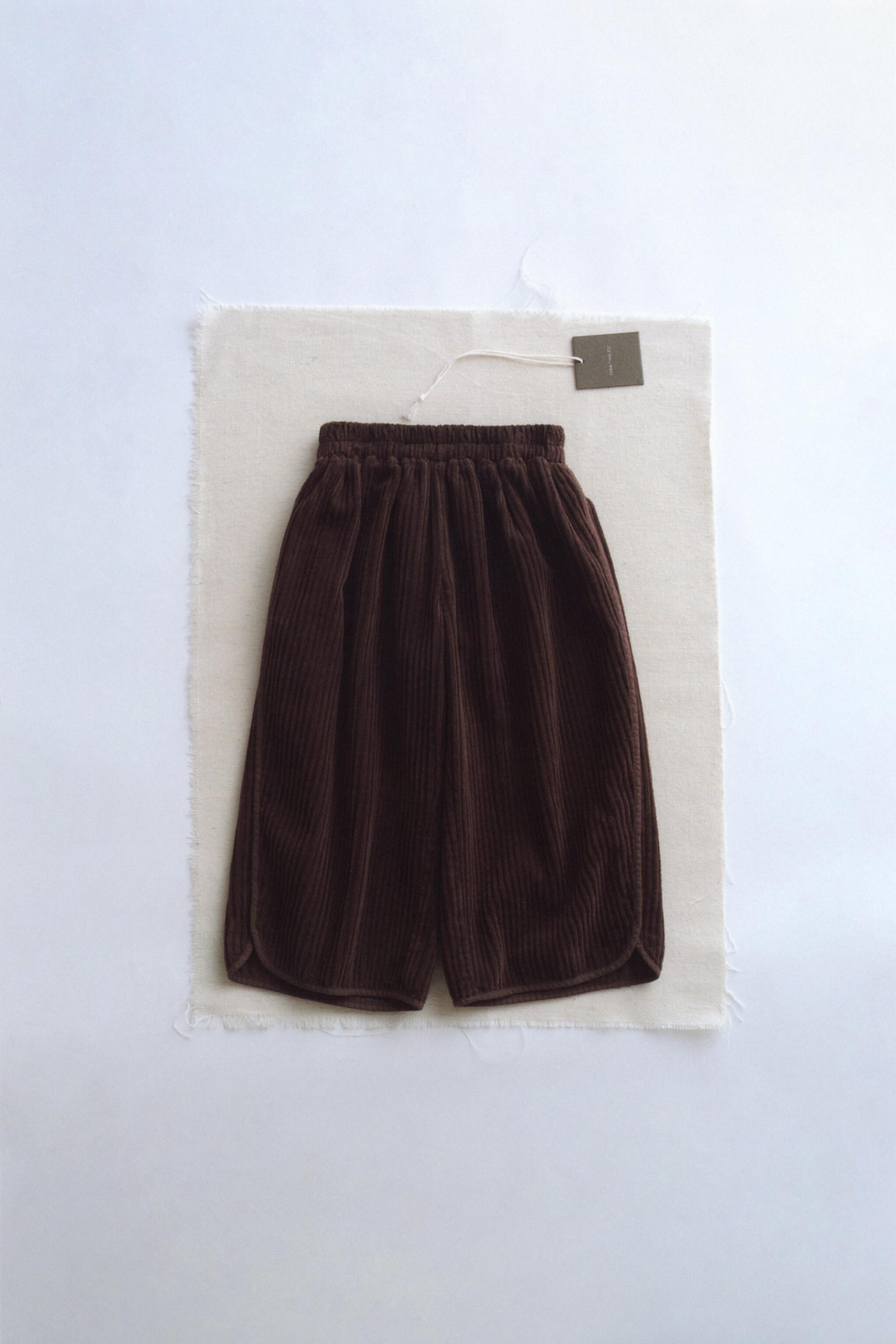 TIMELESZ - PLAIN CORDUROY PANTS ZARA