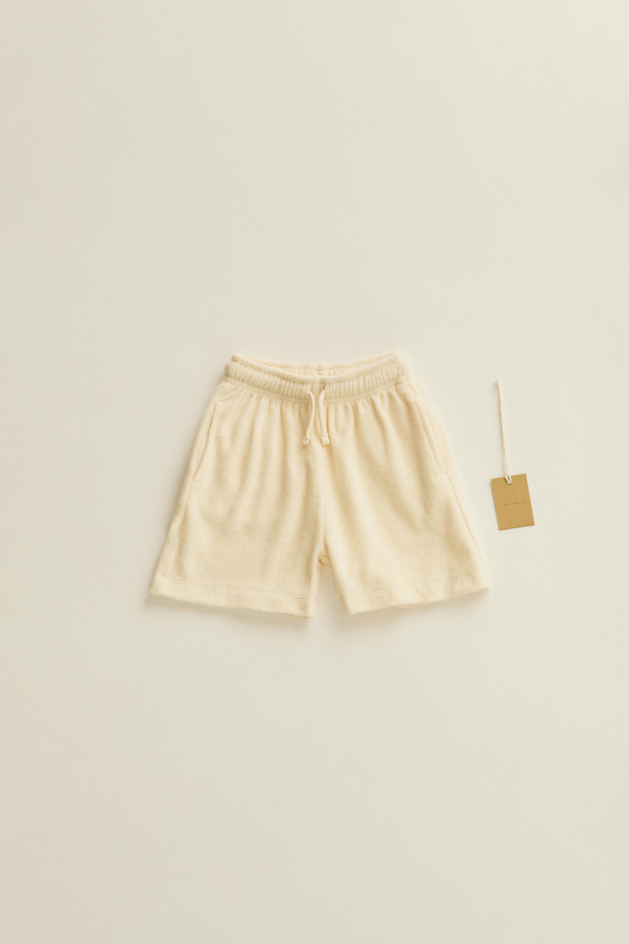 TIMELESZ - TERRYCLOTH SHORTS ZARA