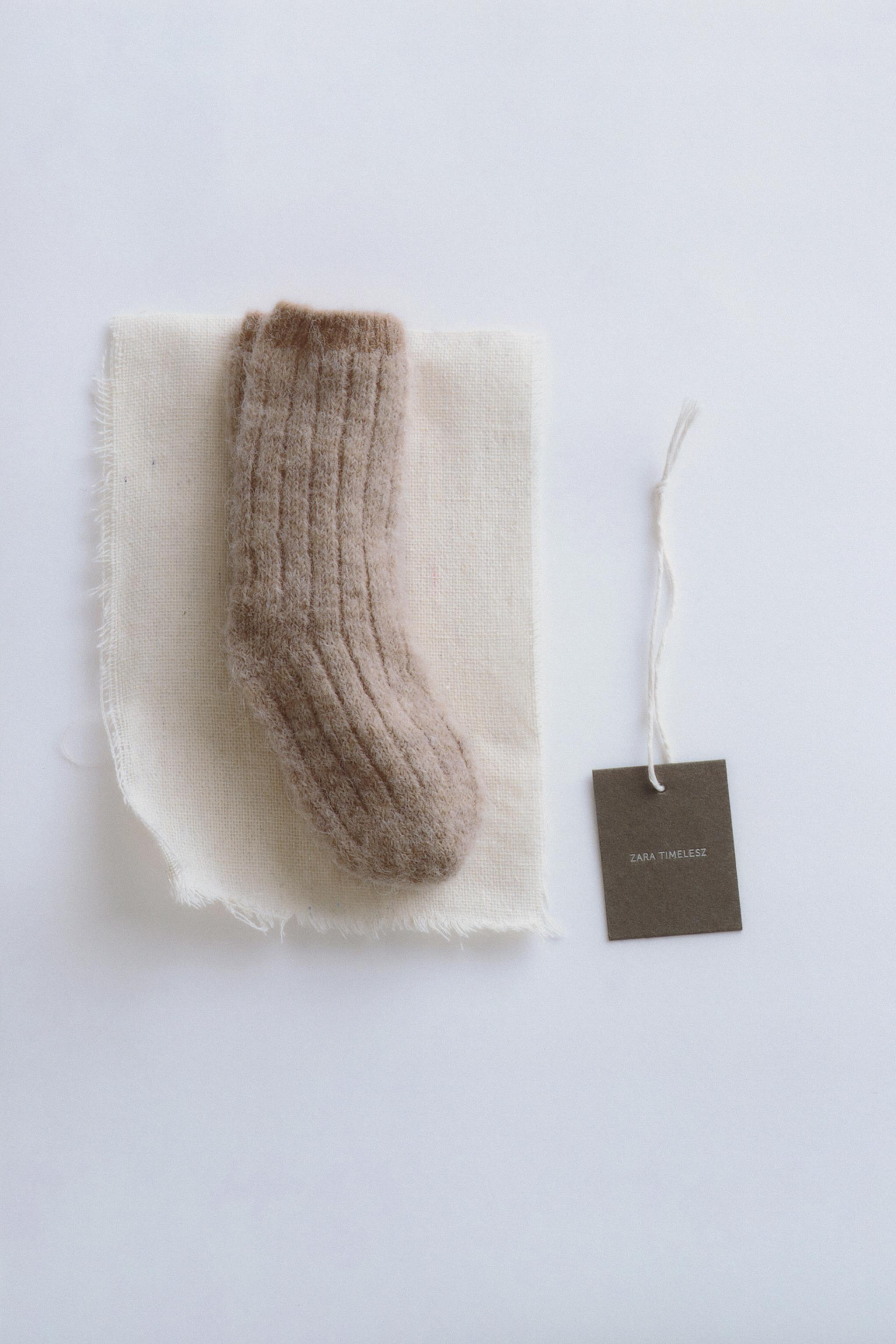 TIMELESZ - WOOL BLEND KNIT SOCKS ZARA