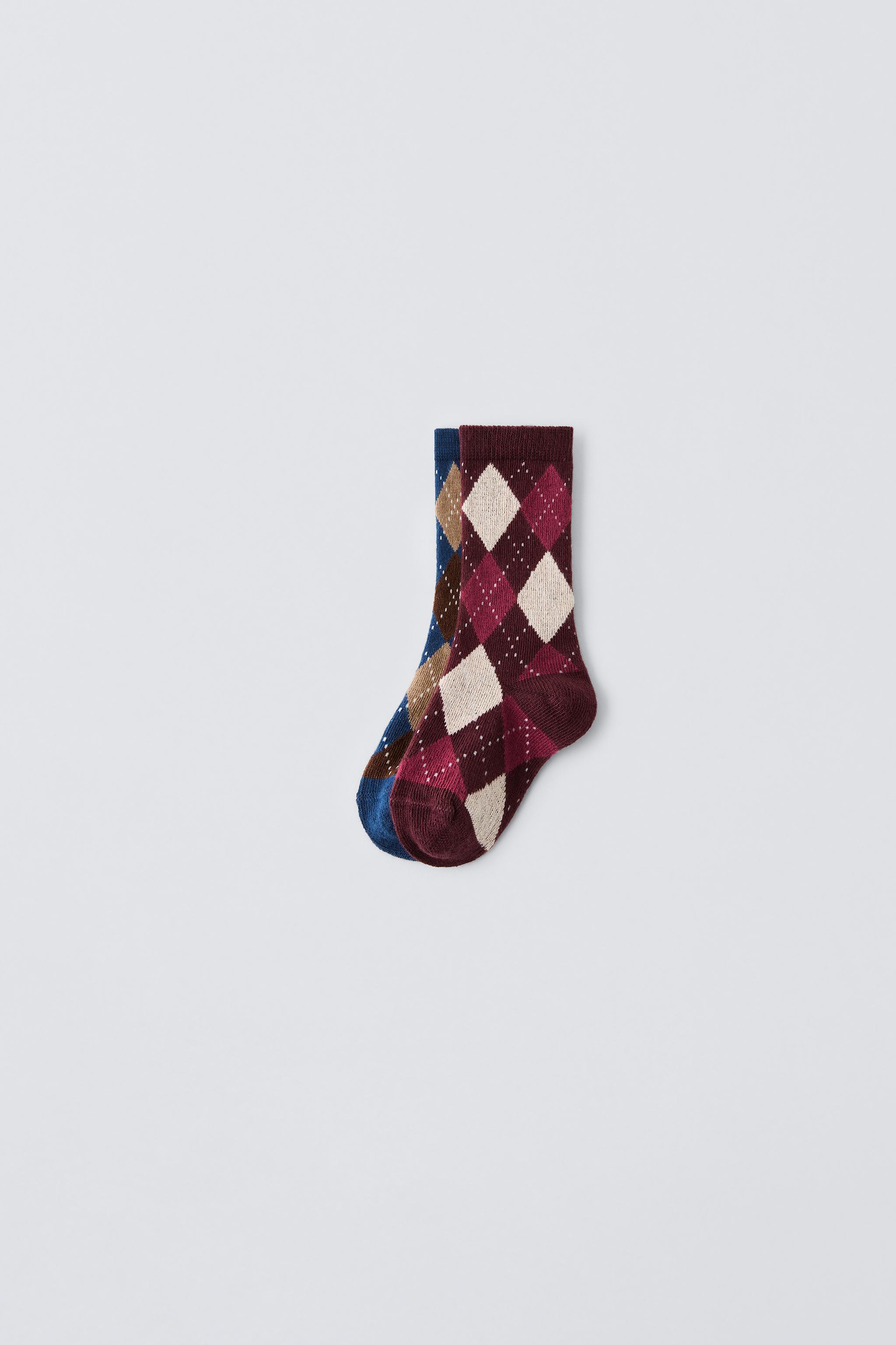 TWO-PACK OF ARGYLE SOCKS ZARA