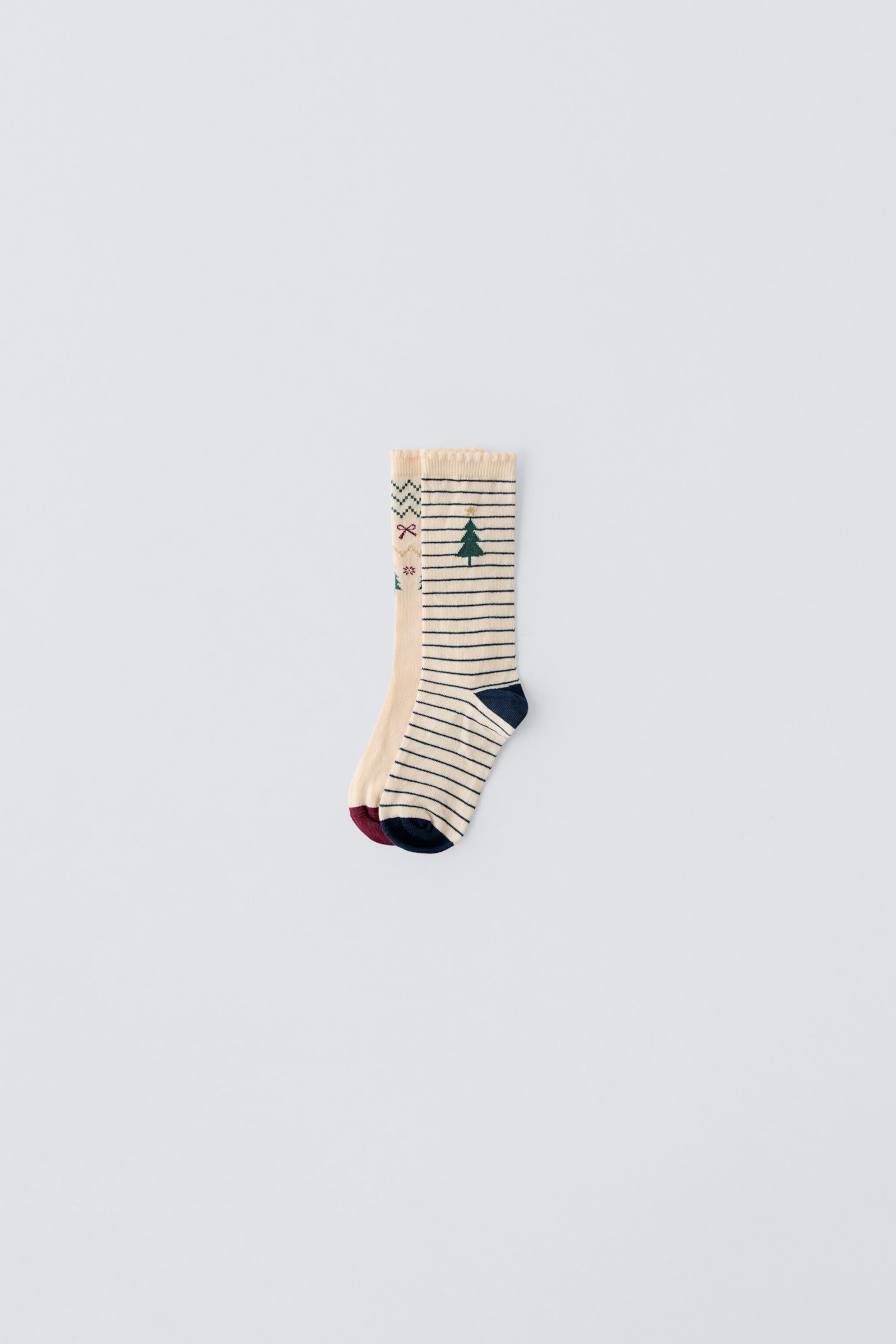 TWO-PACK OF TREE SOCKS ZARA