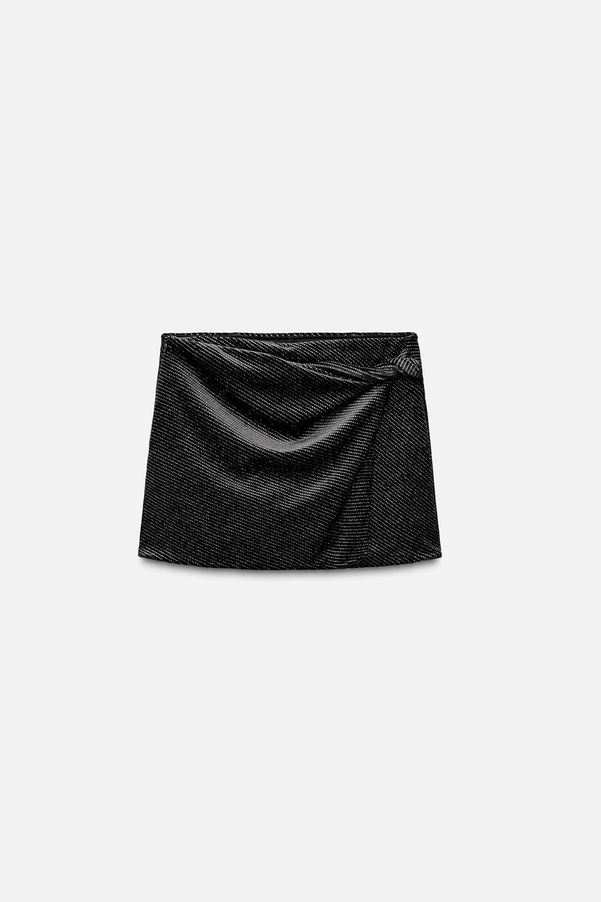 Женская Юбка-шорты Zara VELVET SKORT ZARA