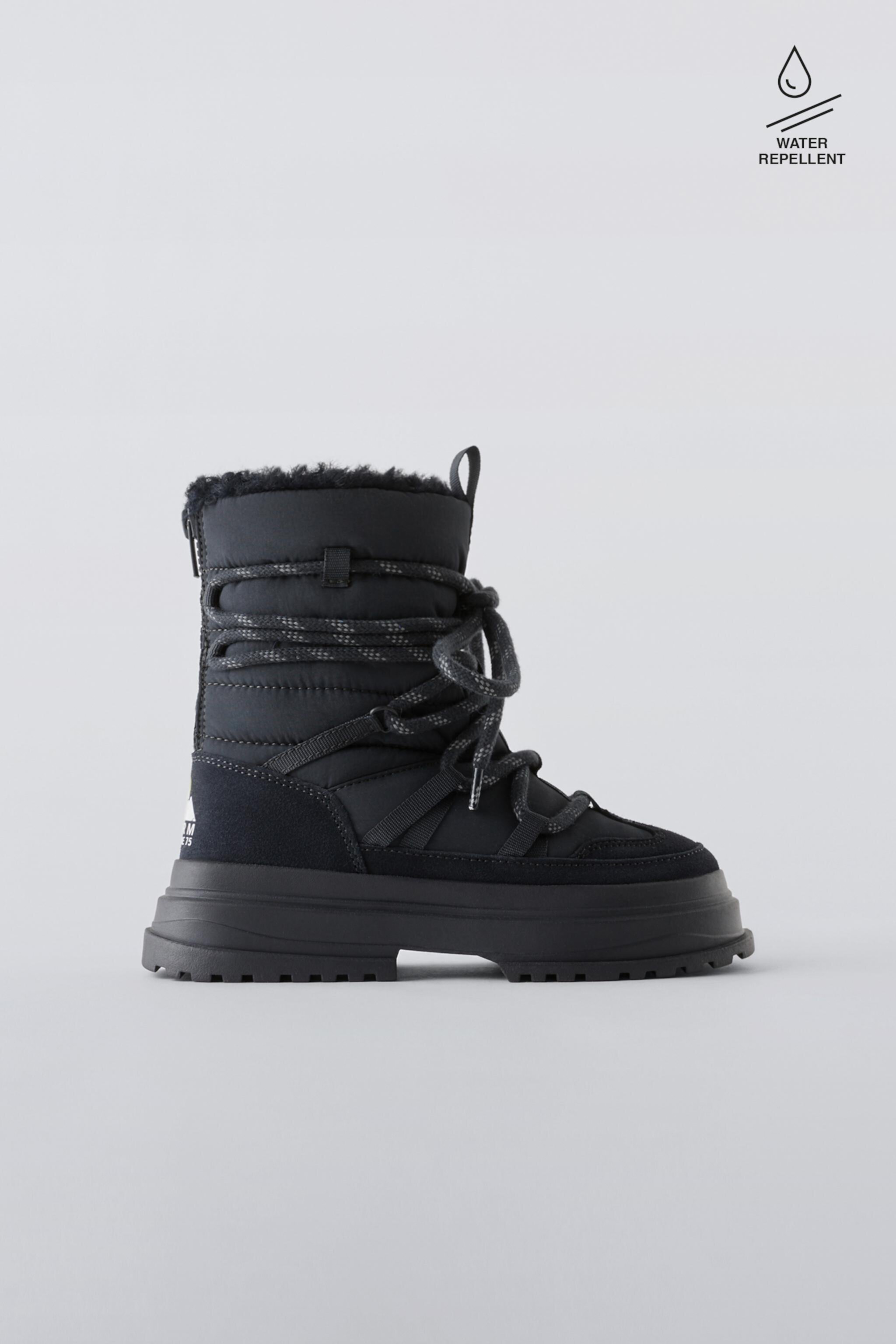  зимние ботинки и сапоги Zara WATER REPELLENT SNOW BOOTS ZARA