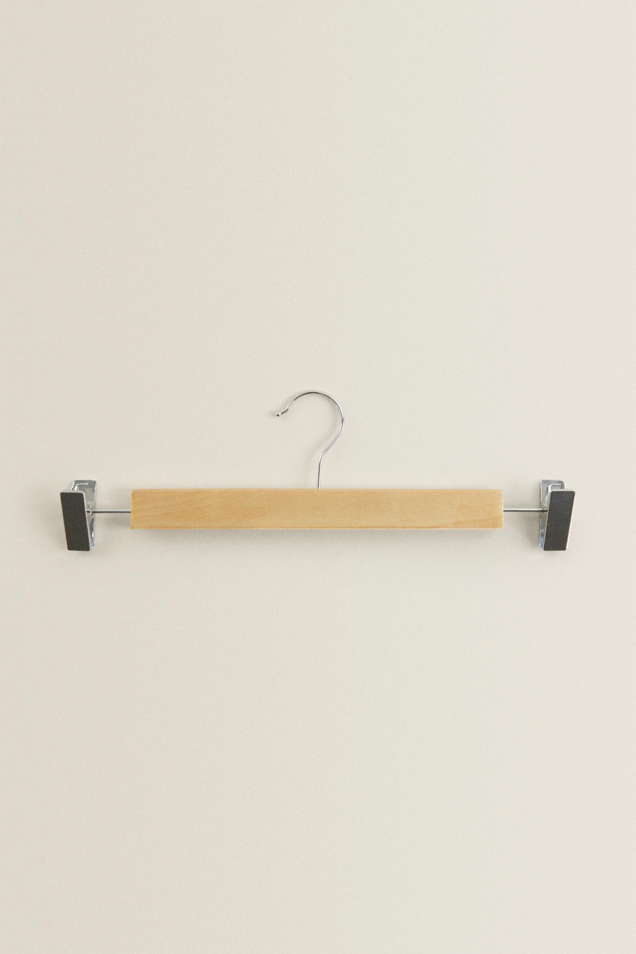 WOODEN SKIRT HANGER (SET OF 3) Zara Home