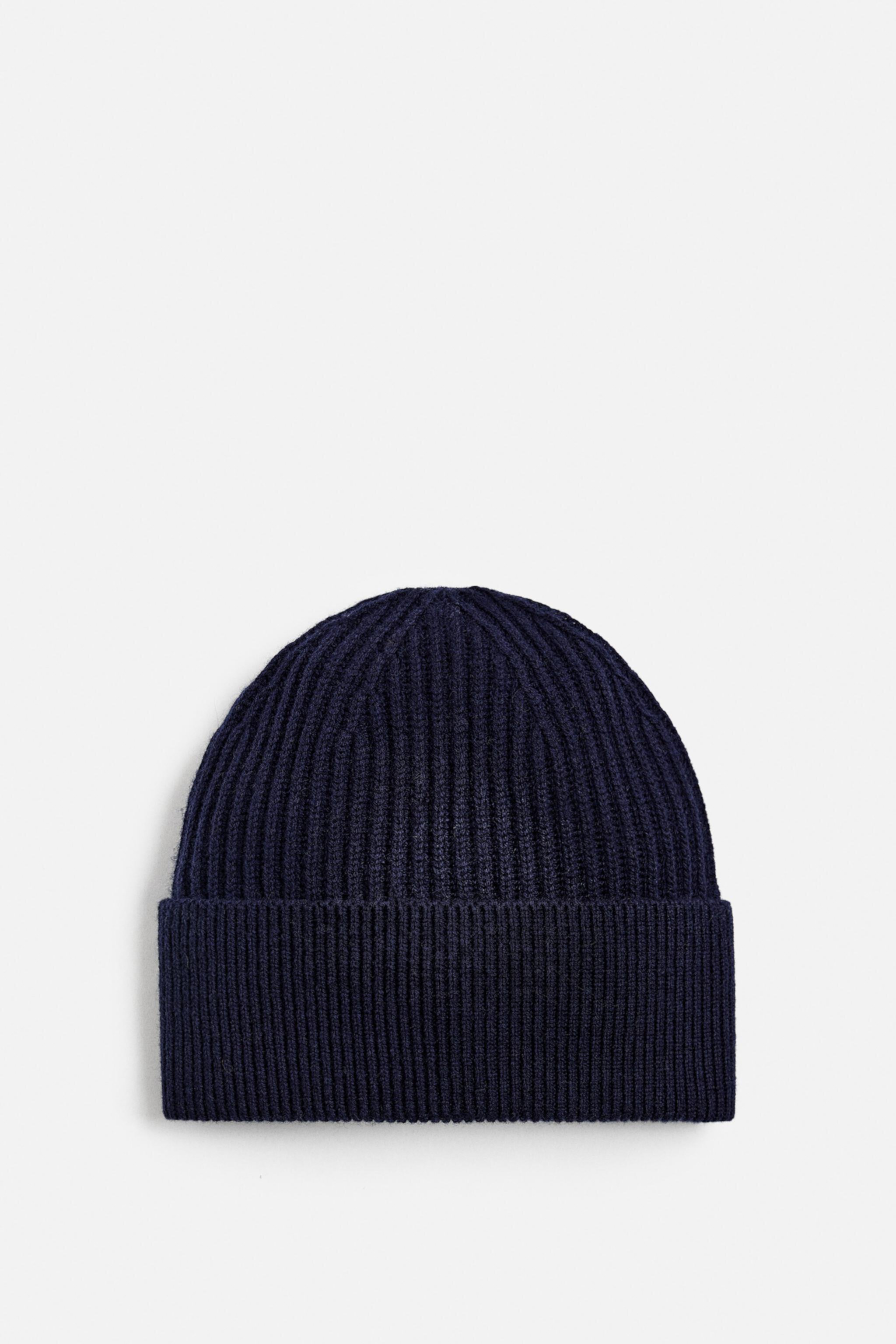 Шапка бини ZARA WOOL BLEND HAT ZARA