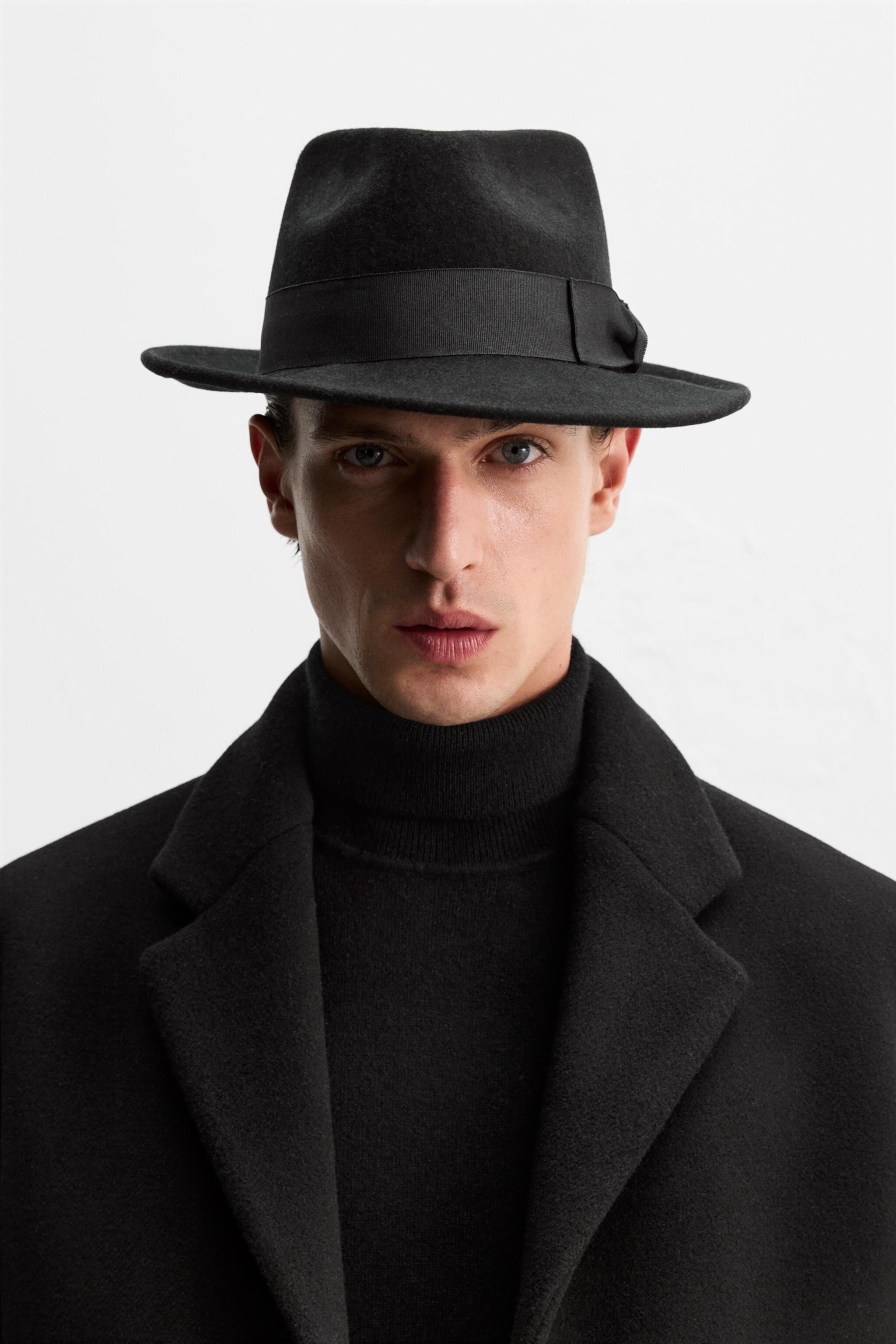 Шляпа федора ZARA WOOL FEDORA HAT ZARA