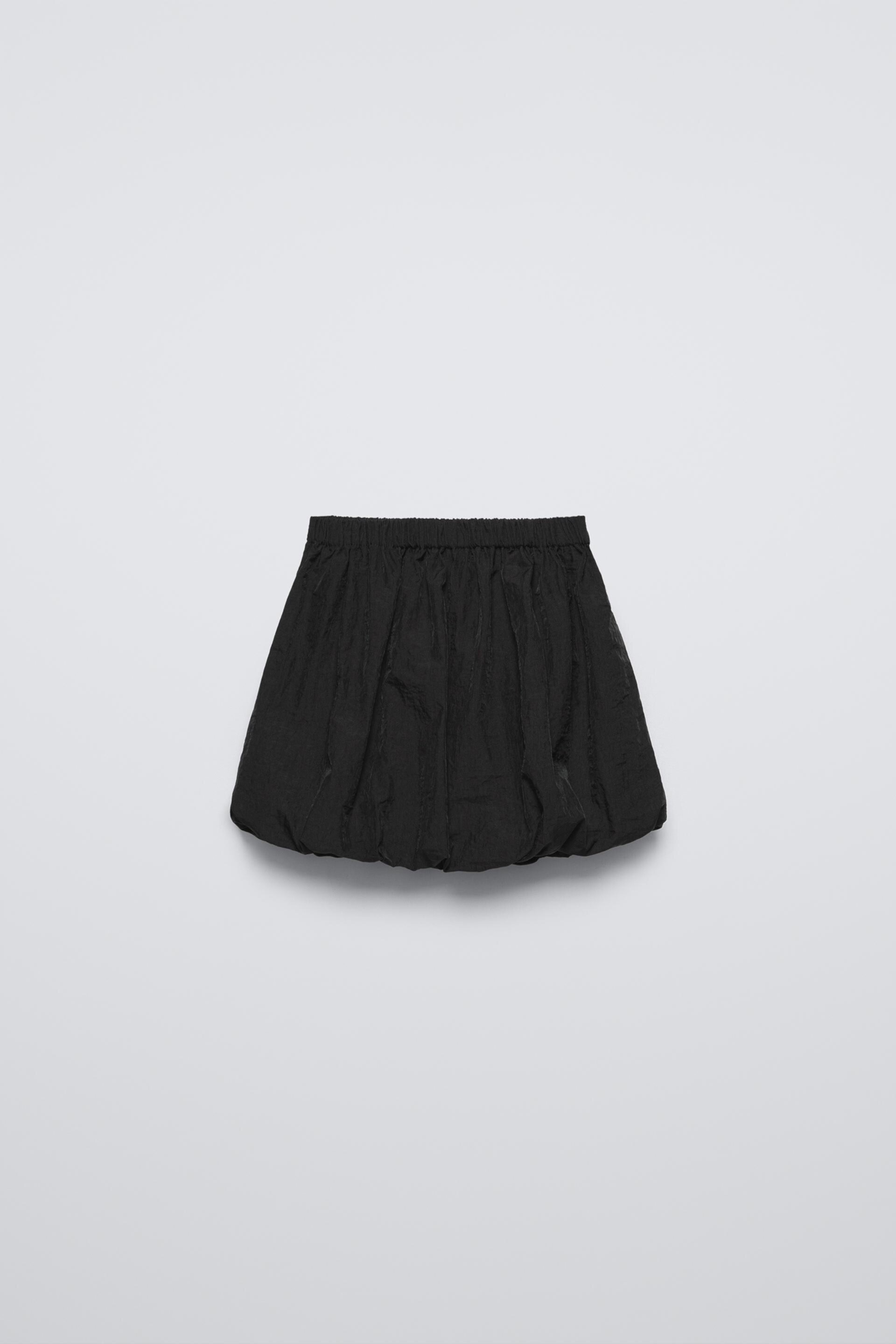 WRINKLE-EFFECT BALLOON SKIRT ZARA