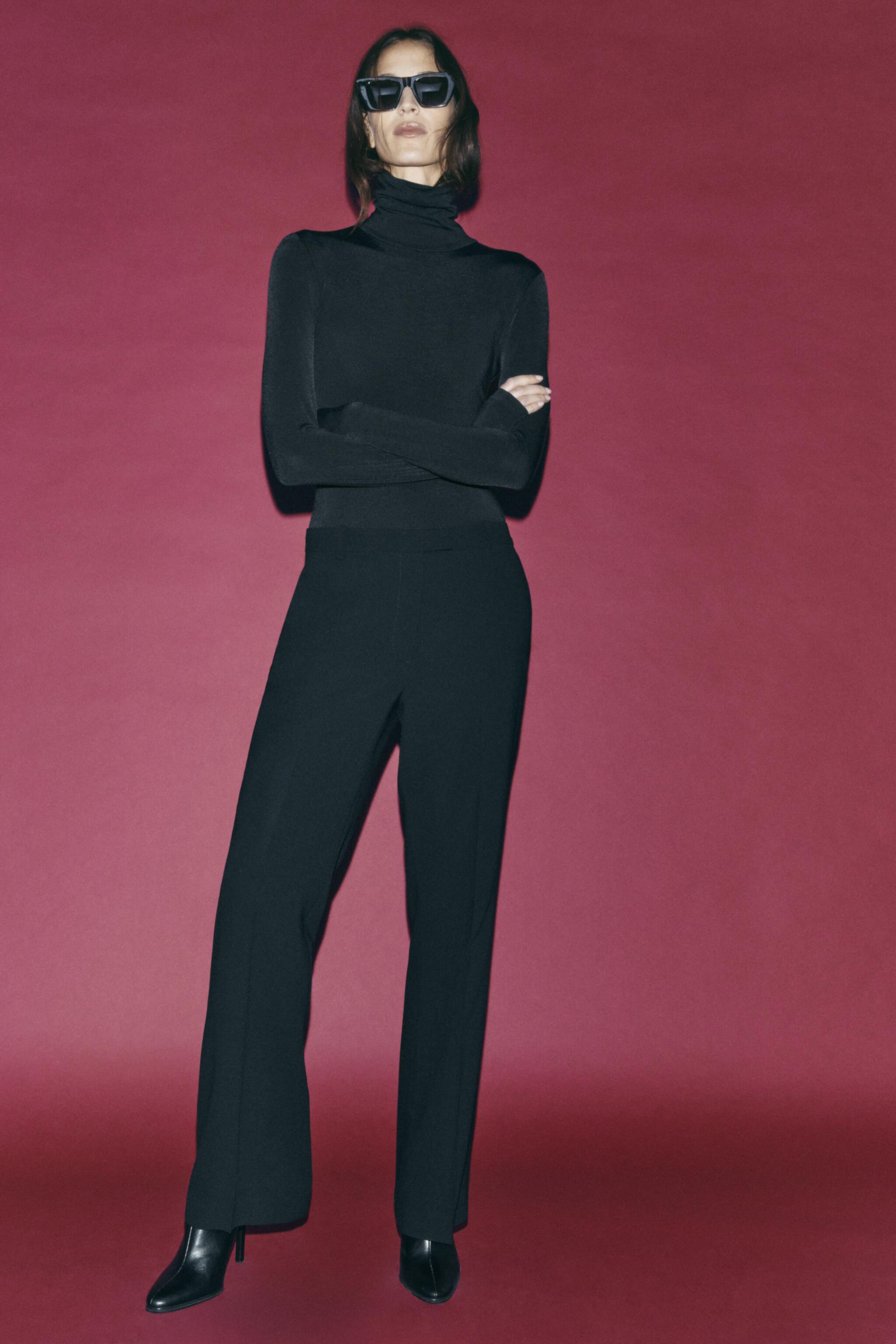 Женские Повседневные брюки Zara ZW COLLECTION STRAIGHT LEG PANTS ZARA