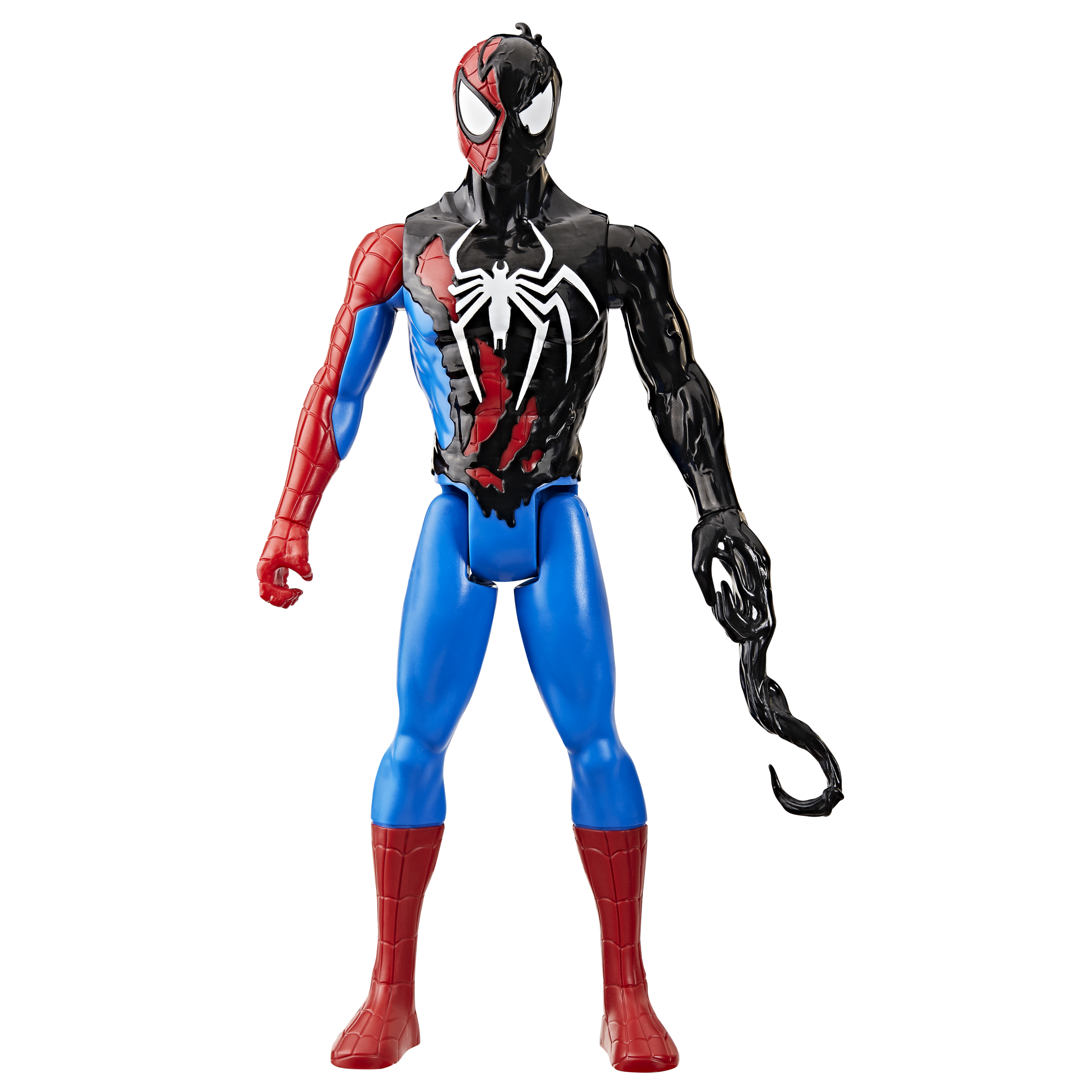 Marvel Spider-Man VenomVersus Titan Hero Series Spider-Man 12” Action Figure, Ages 4+ Spider-Man