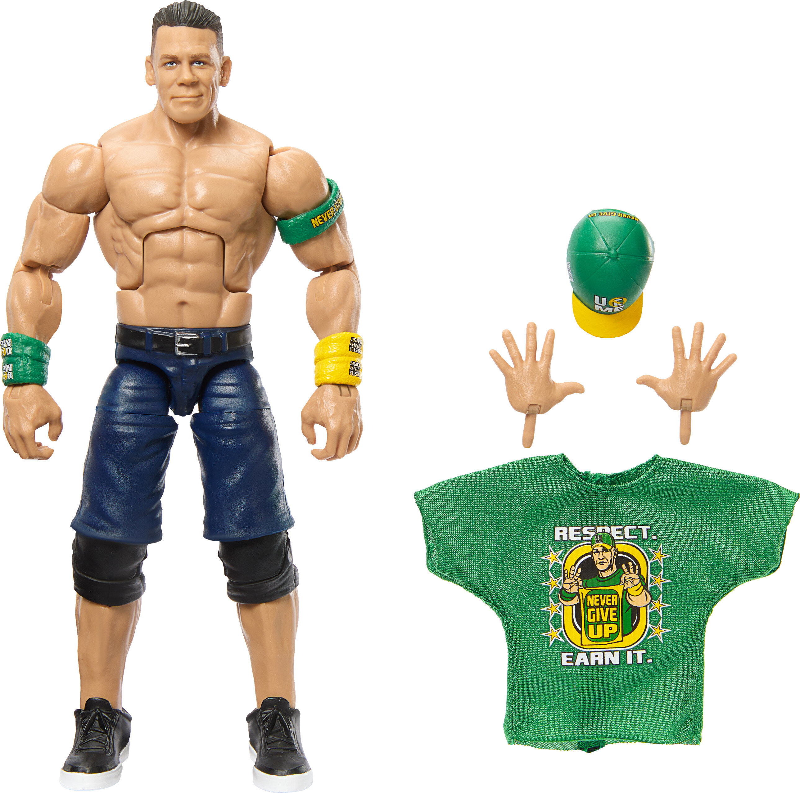 WWE Elite Top Picks John Cena Action Figure & Accessories Set, 6-inch Collectible WWE