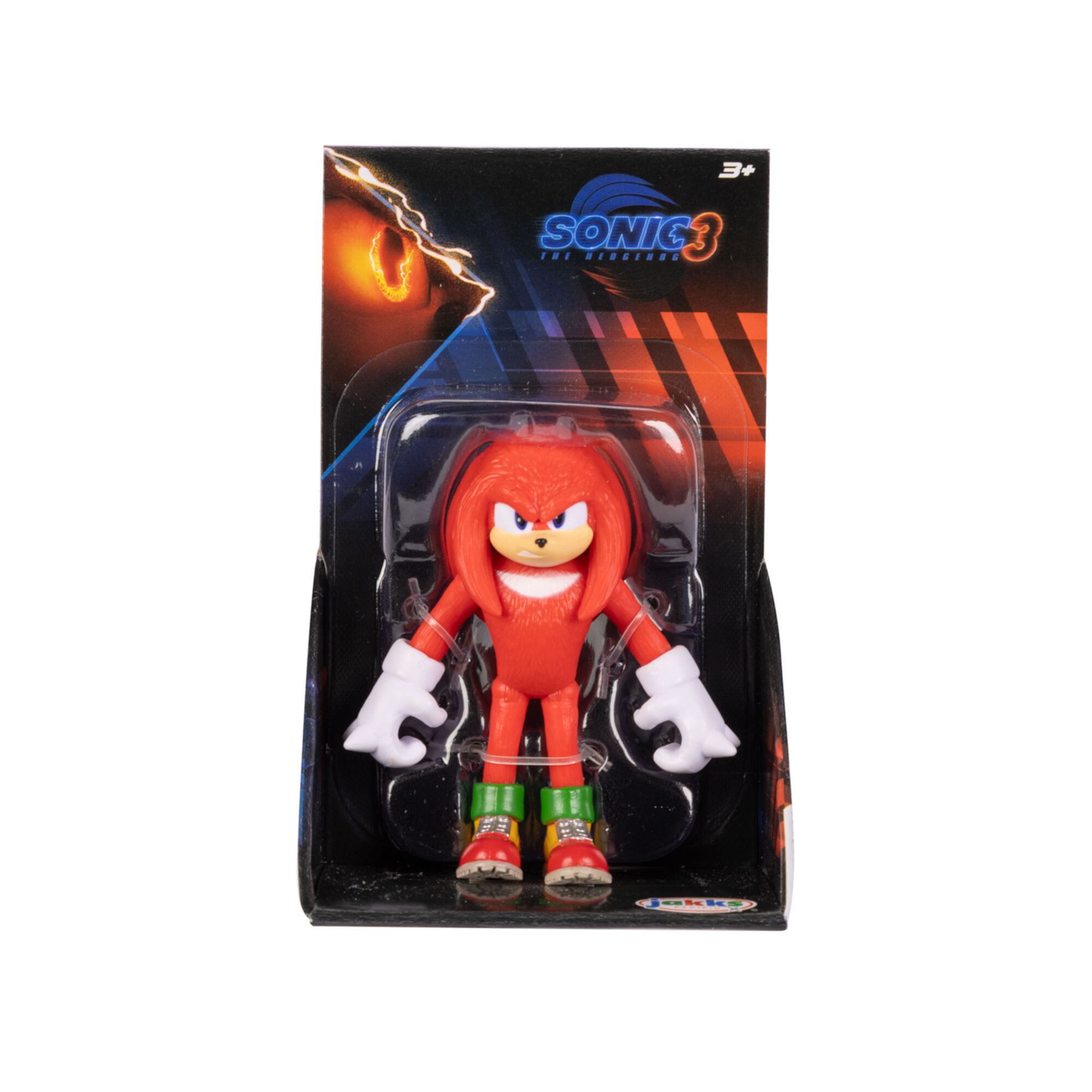 Sonic The Hedgehog 3 Movie 2.5 inch Knuckles Action Figure with 5 Points of Articulation Sonic