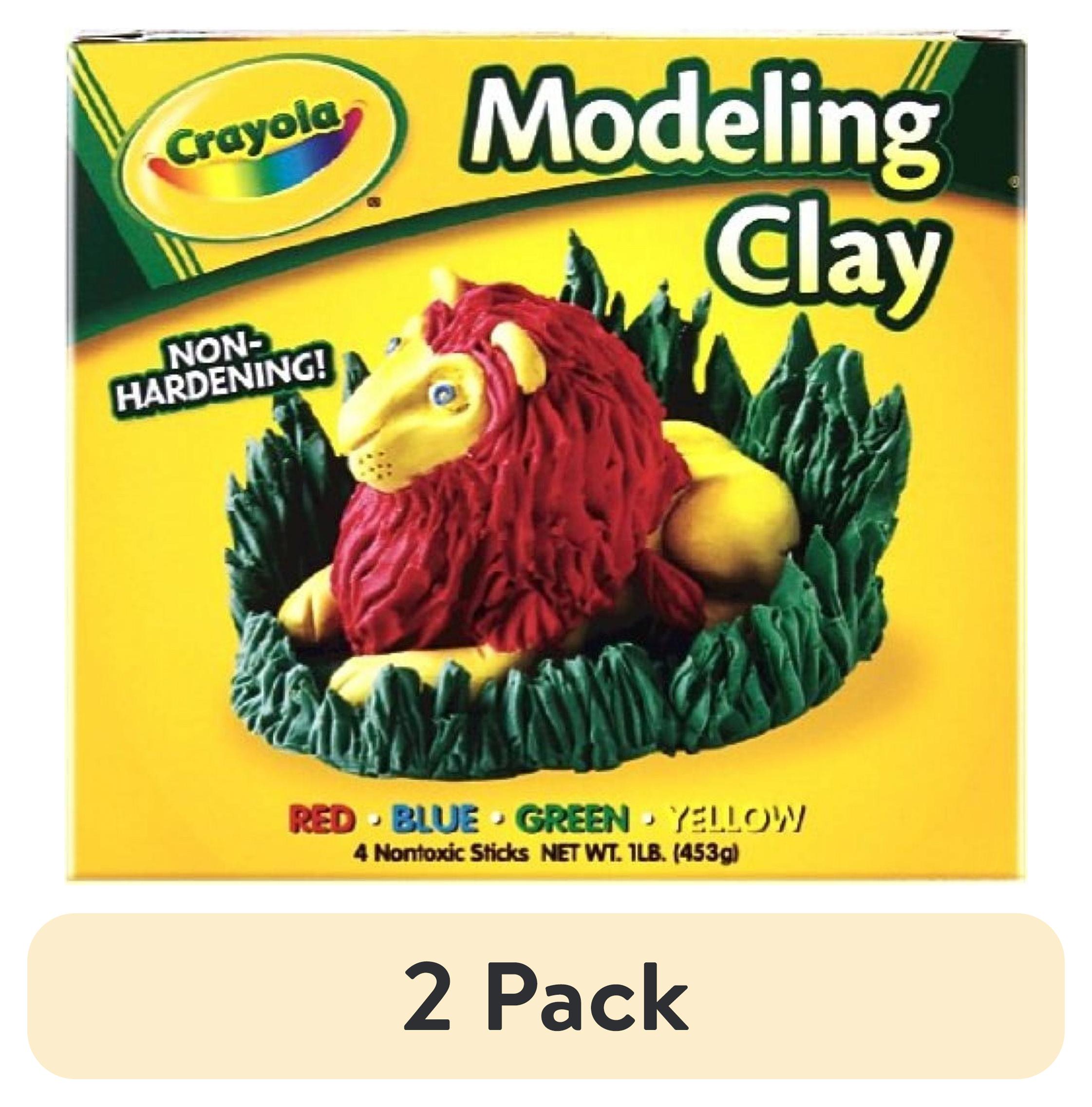 (2 pack) Crayola Non-Toxic Modeling Clay, 1 lb, Assorted Colors Crayola