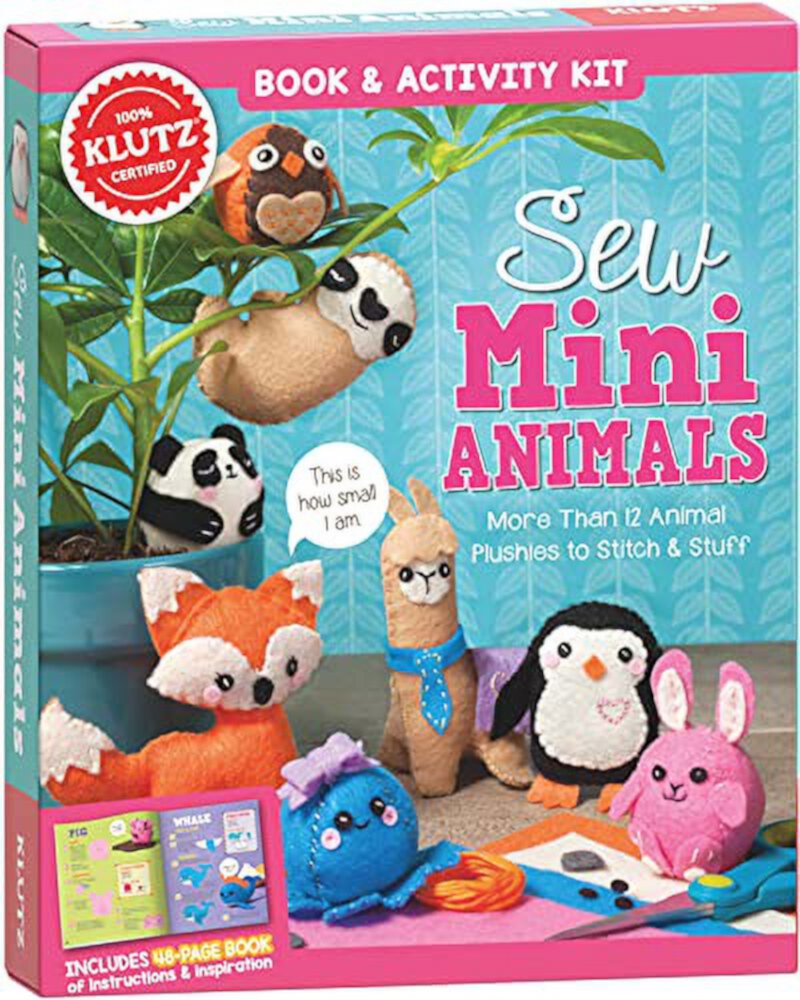 Klutz Sew Mini Animals Kit Klutz