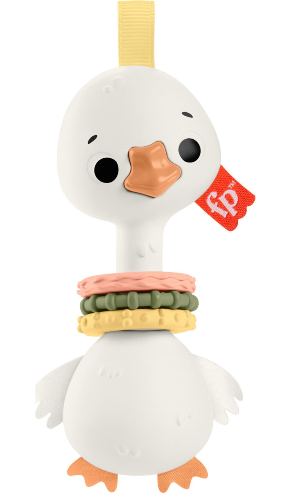 Fisher-Price Clack & Quack Goose Baby Toy with Fine Motor Activity for Newborns, 4.5 in Visit the Fisher-Price Store