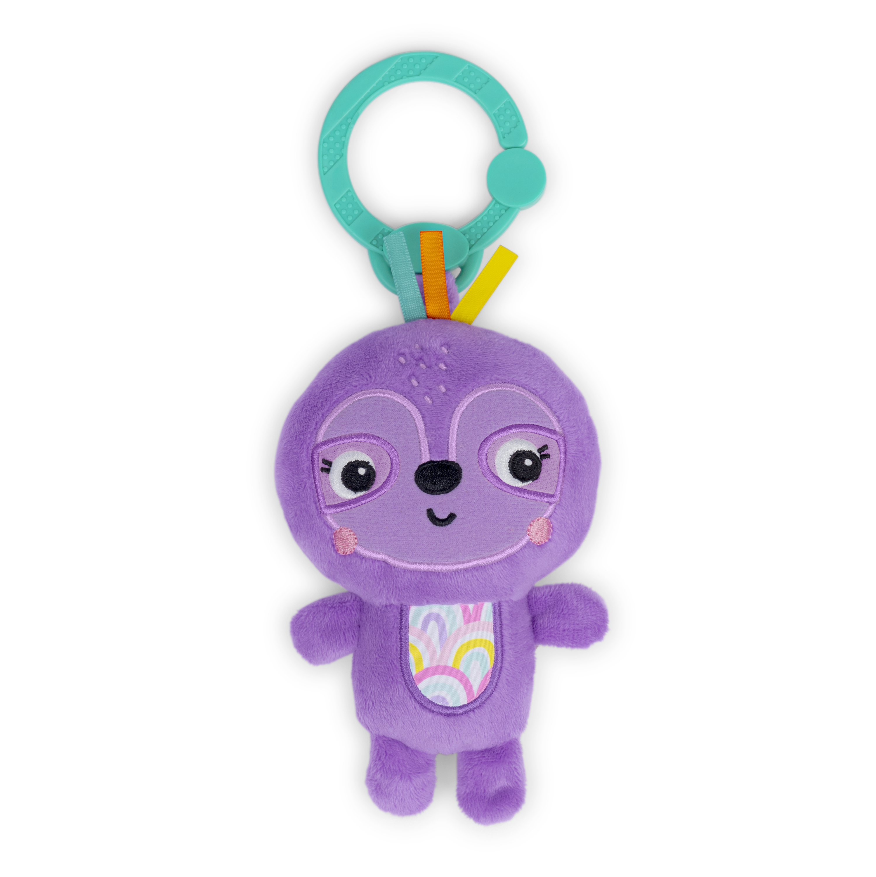 Bright Starts Jingle Joy On-The-Go Toy - Purple Sloth Bright Starts