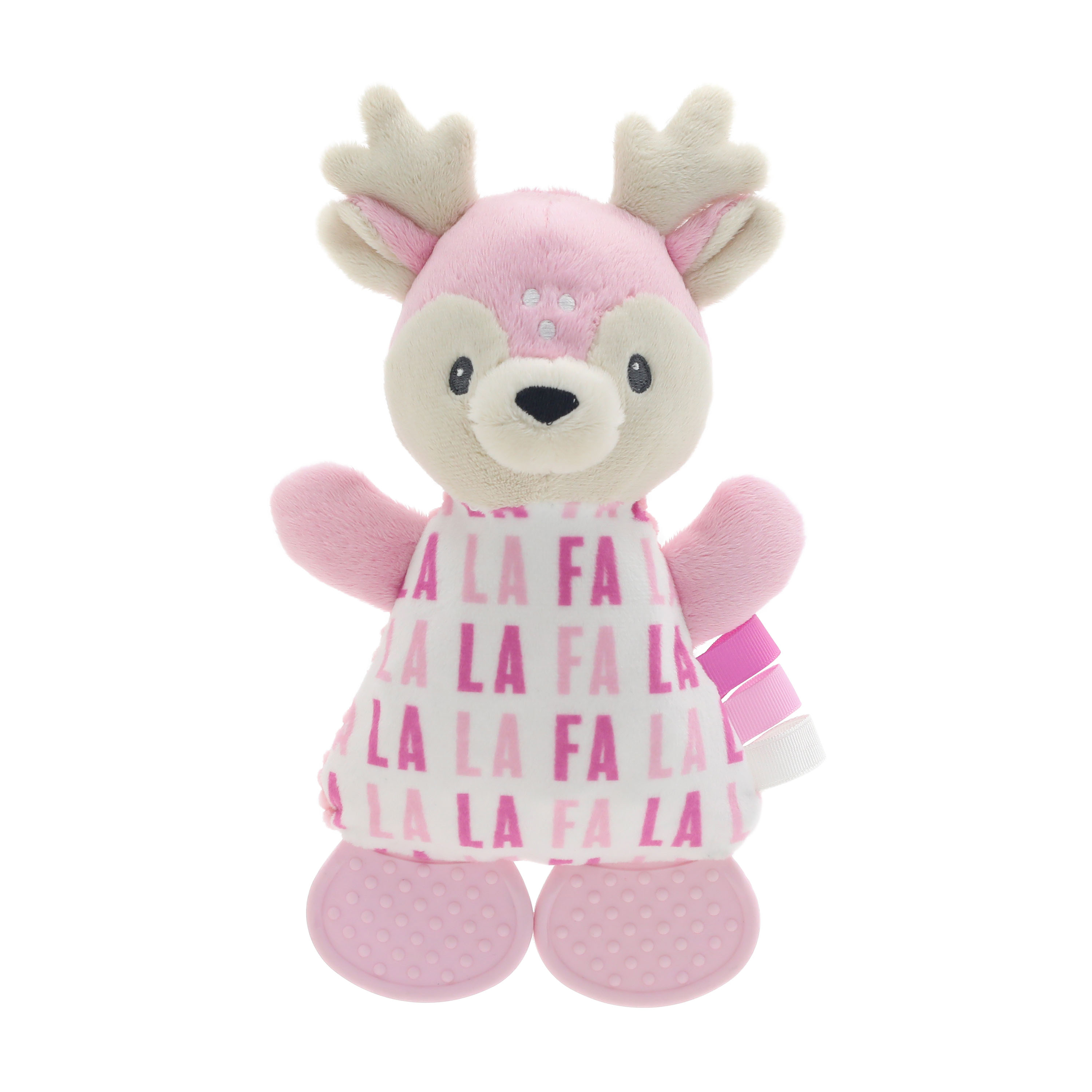 Spark.Create.Imagine. Pink Reindeer Holiday Plush Toy Spark Create Imagine