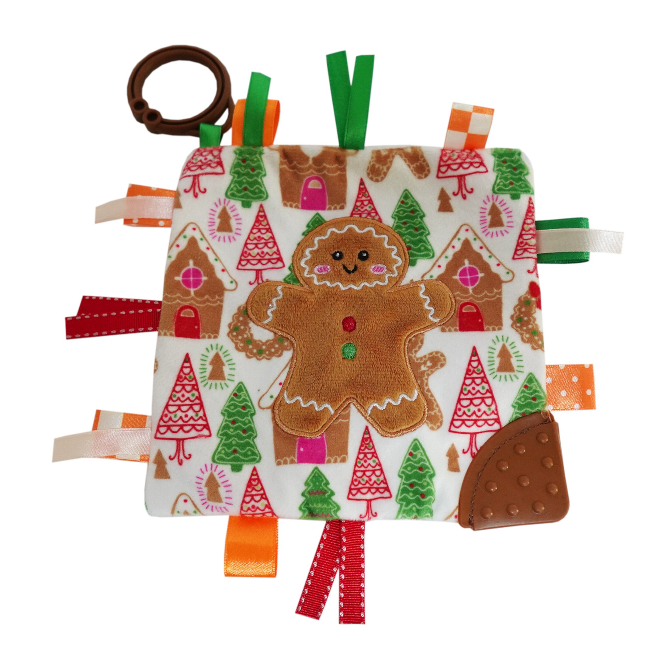 Spark Create Imagine Holiday Gingerbread Baby Crinkle Toy, Brown Gingerbread, Infant Spark Create Imagine