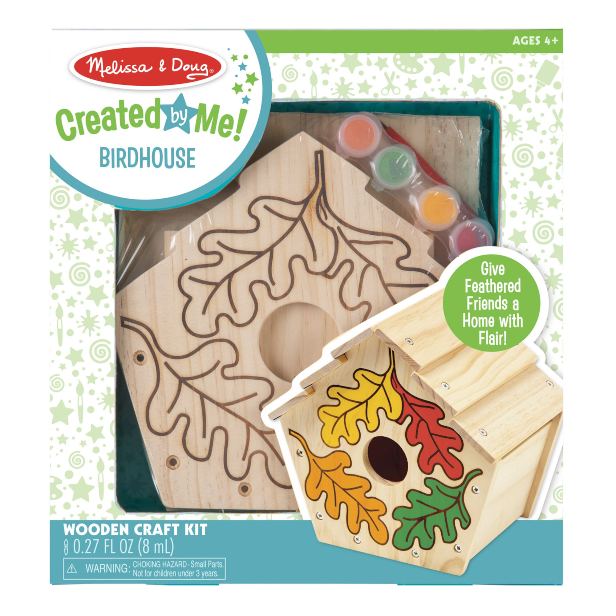 Melissa & Doug Created by Me! Birdhouse Build-Your-Own Wooden Craft Kit Melissa & Doug