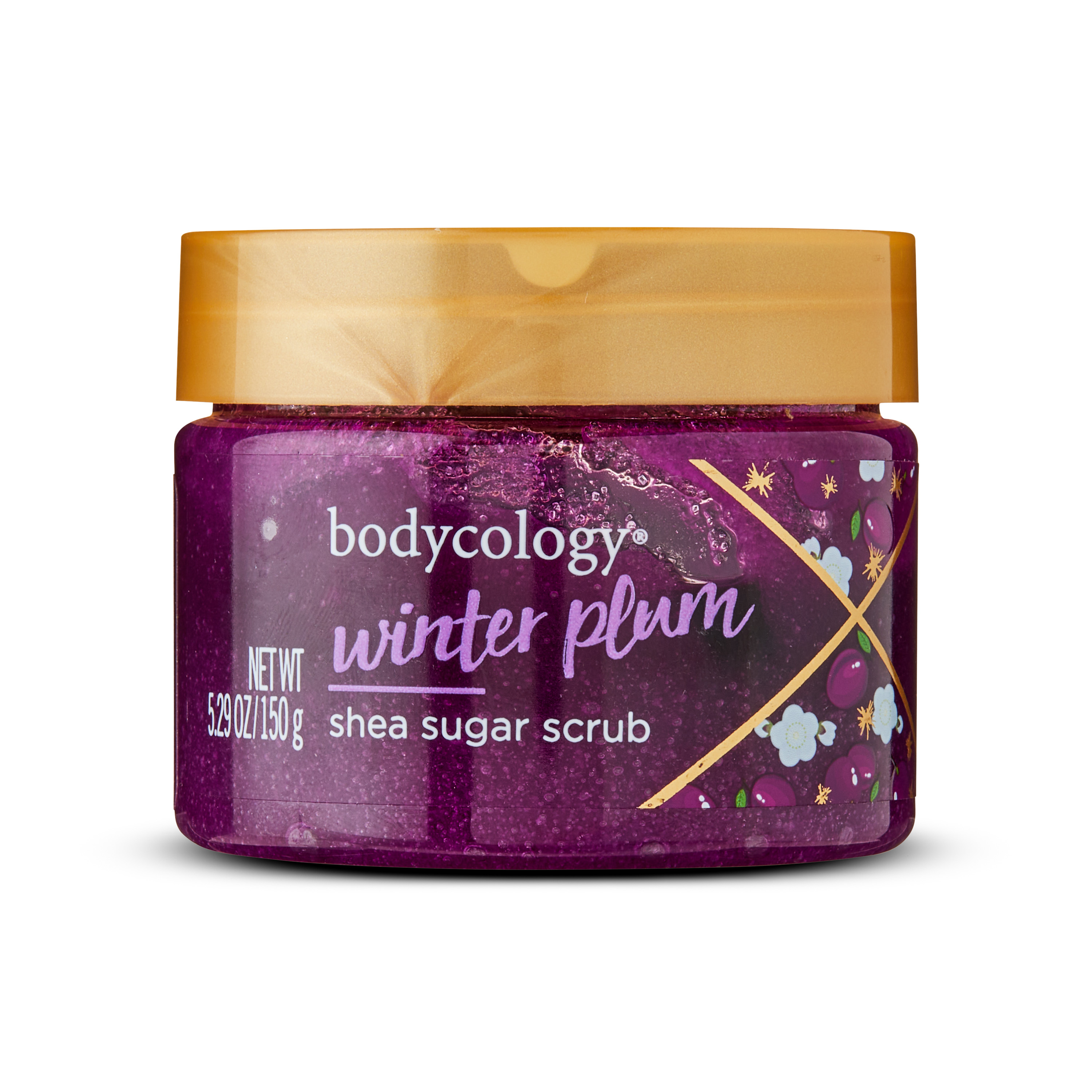 Bodycology Winter Plum Shea Sugar Scrub, 5.29 oz Bodycology