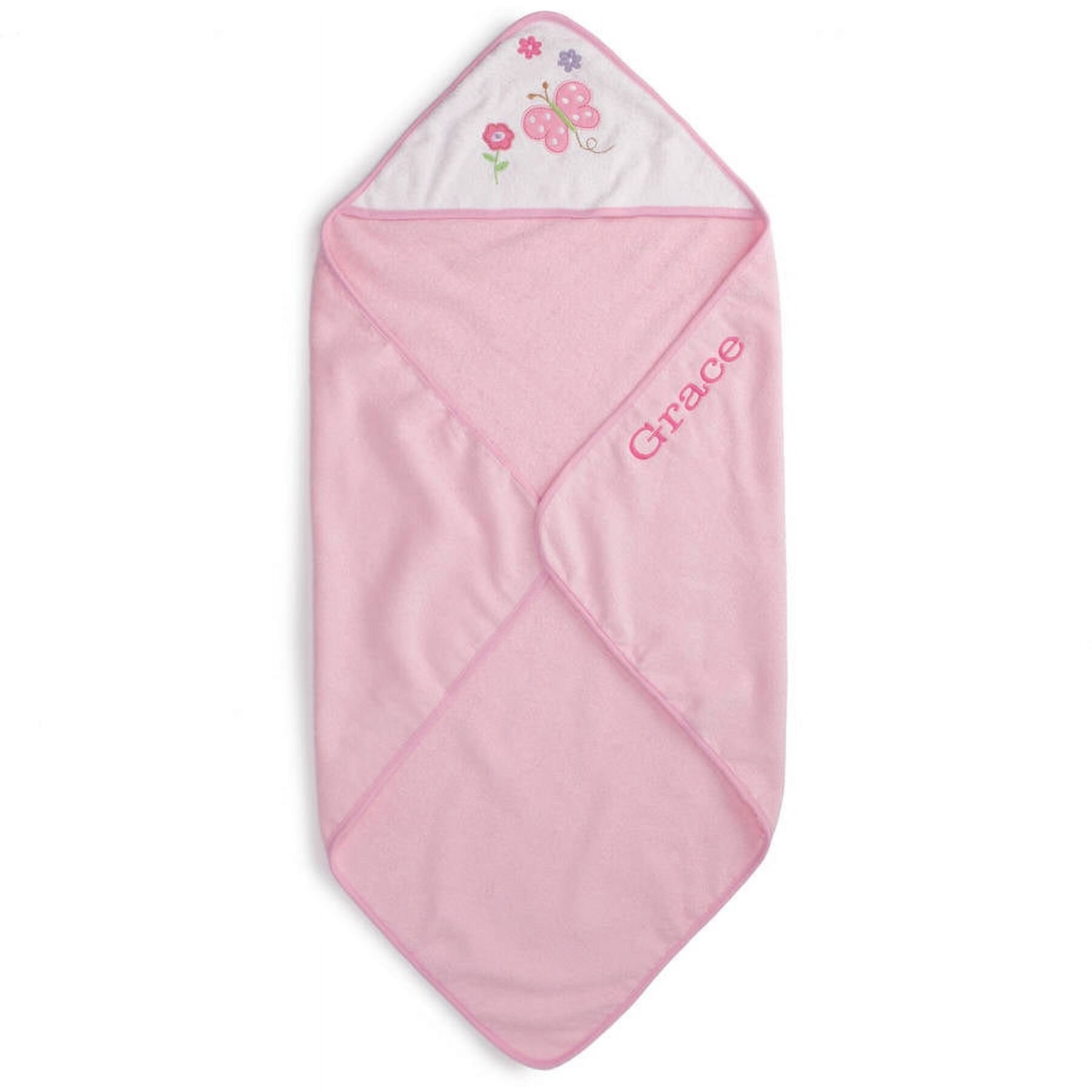 Personalized Hooded Towel with Butterfly ONLINE