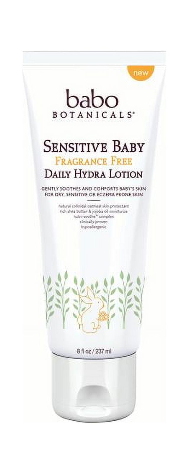 Sensitive Baby Fragrance Free Daily Hydra Lotion Babo Botanicals