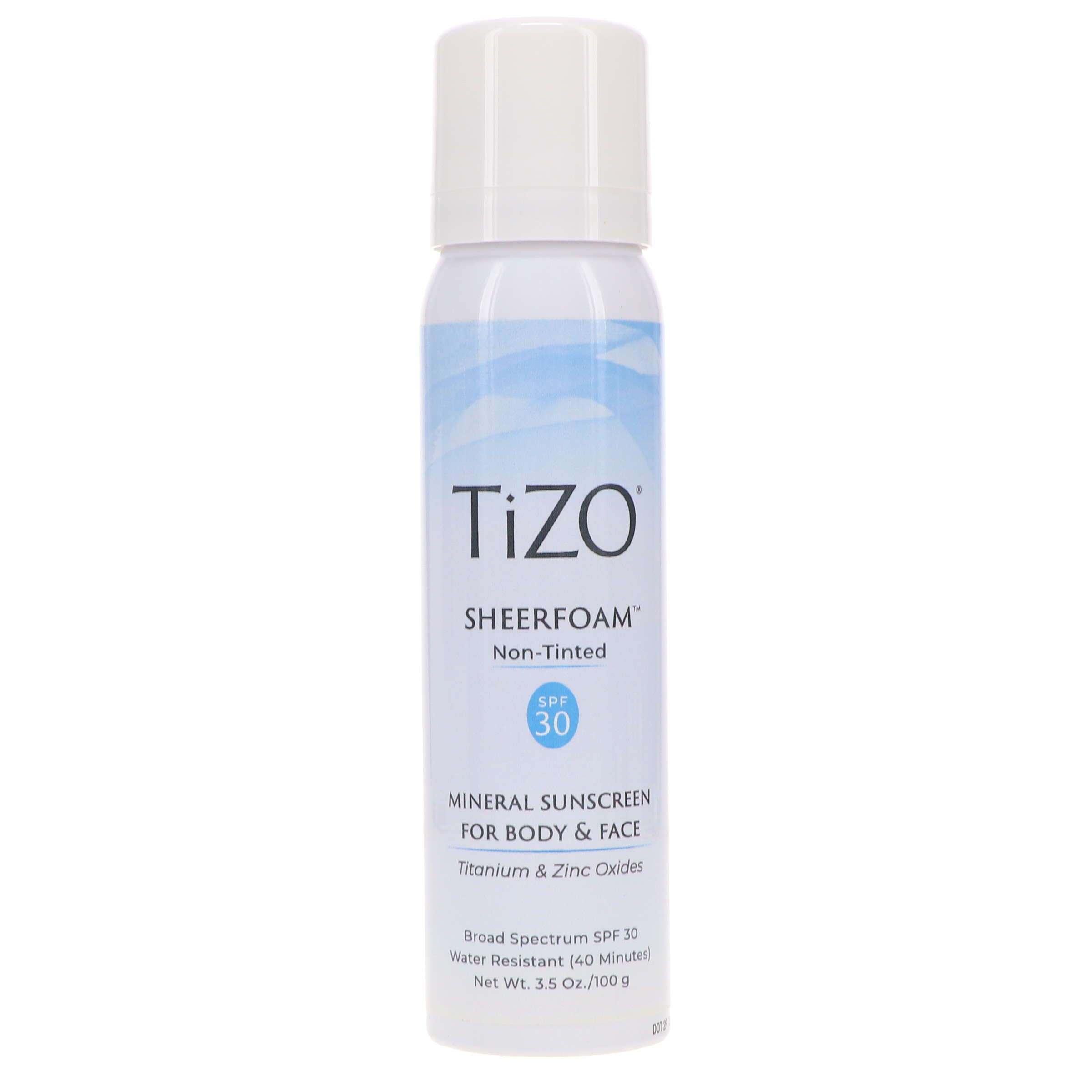 TIZO SheerFoam SunScreen Non-tinted SPF 30 3.5 oz Tizo