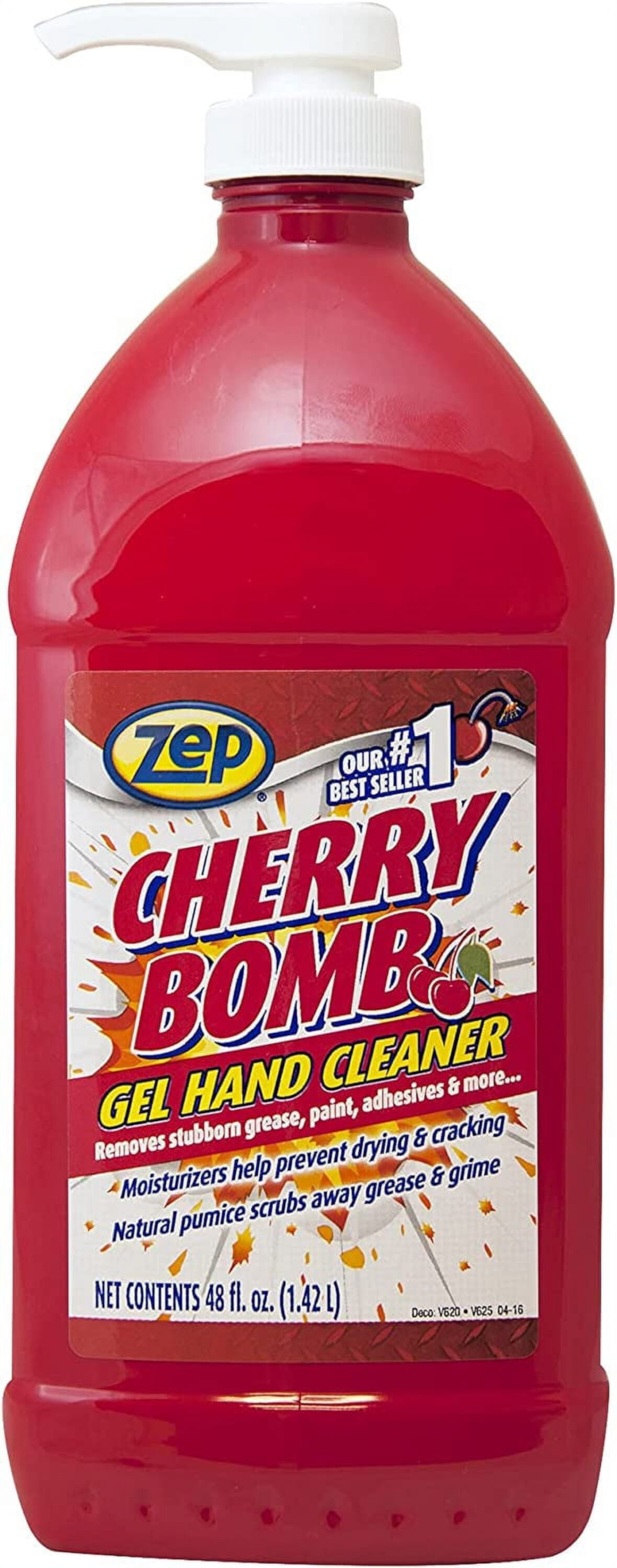 Zep Brand Cherry Bomb Gel Hand Cleaner, Cherry Aromatic Scent Zep