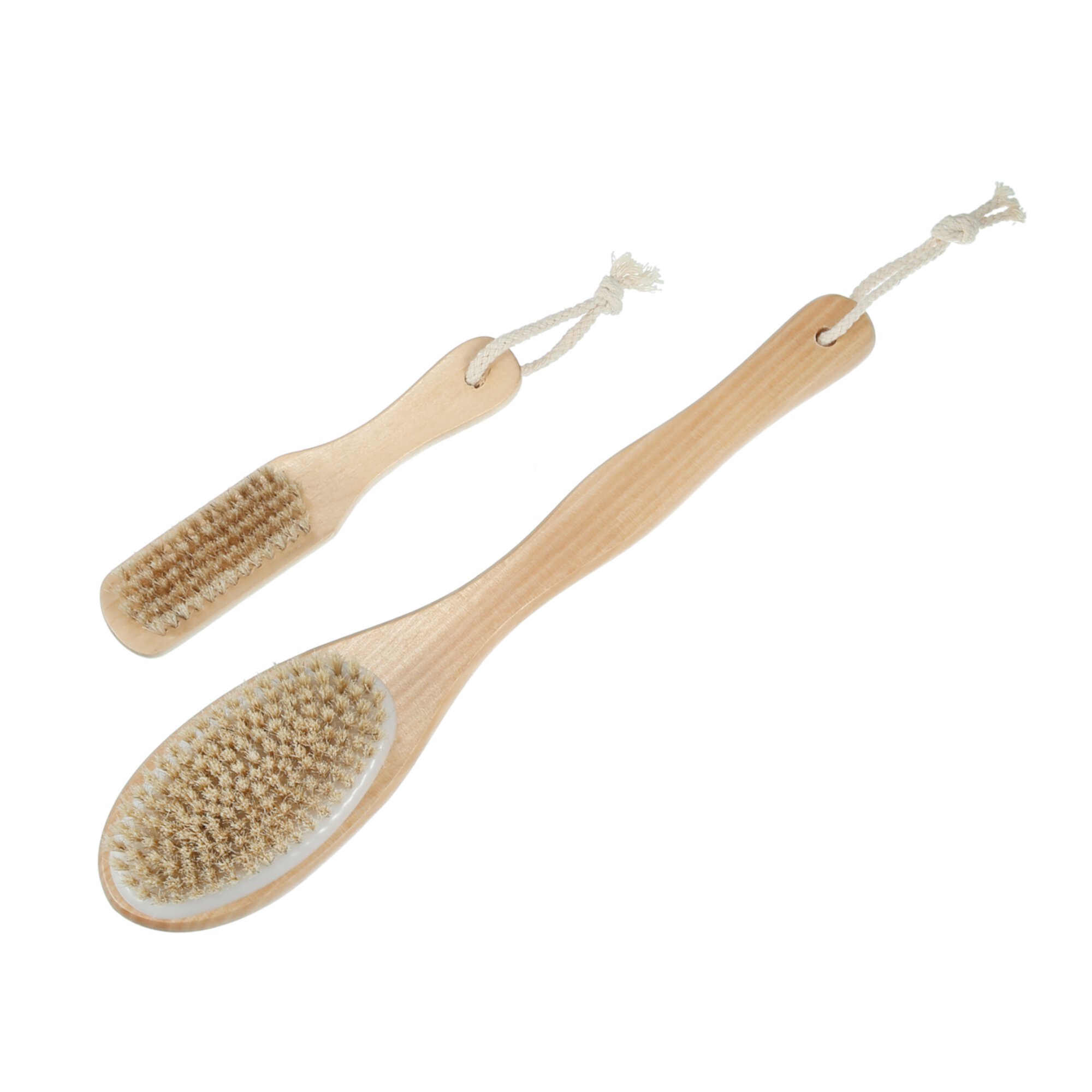 Unique Bargains Dry Brushing Body Brush Set Dual Sided Long Handle Back for Wet Dry Unique Bargains