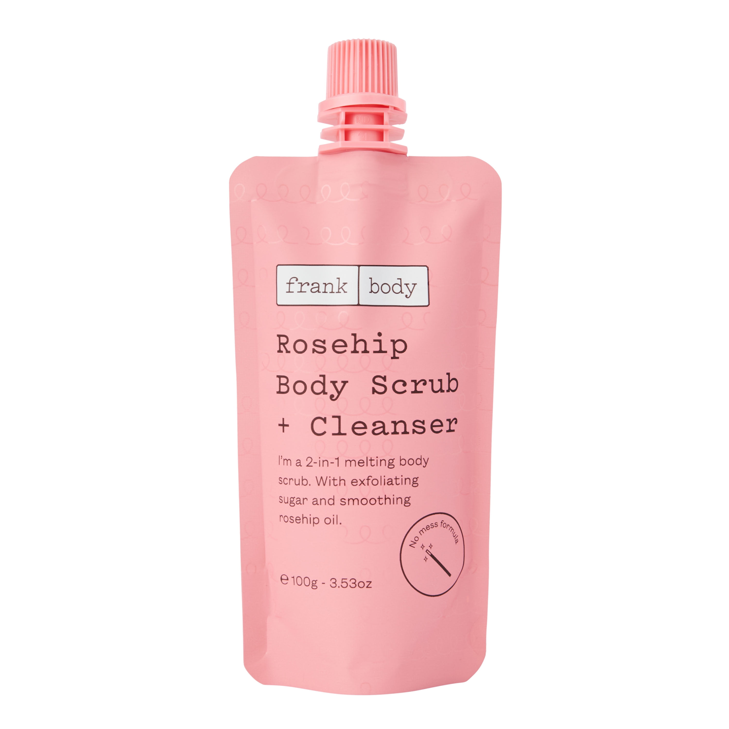 Frank Body - Rosehip Body Scrub & Cleanser 100g Frank body